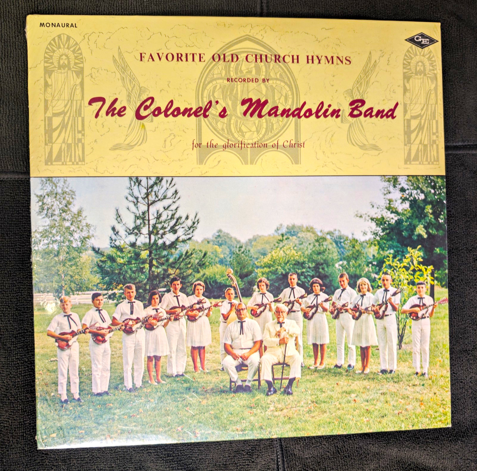 SEALED 1966 KFC COLONEL SANDERS Mandolin Band Favorite Old Church Hymns LP MONO