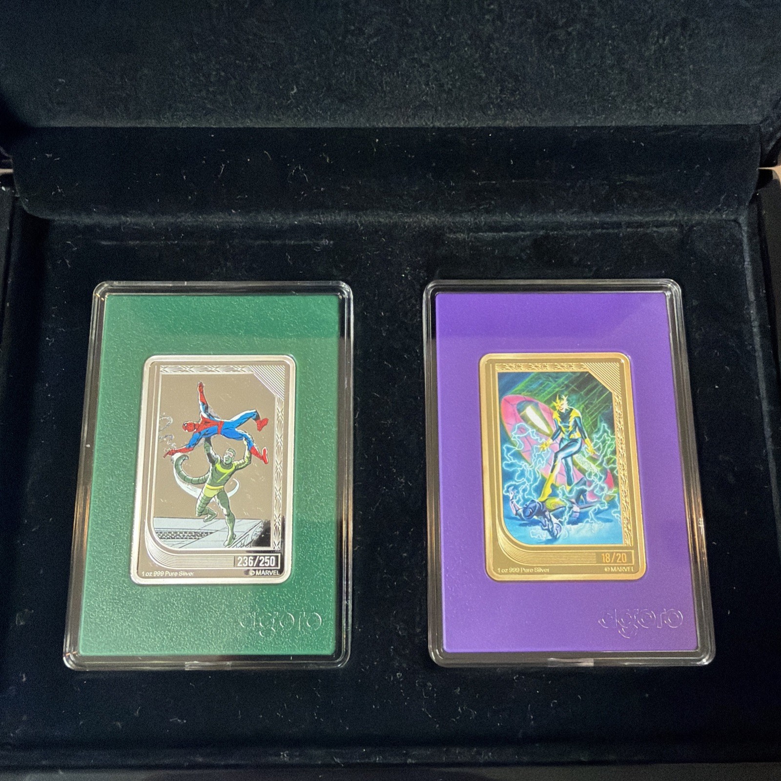 2026 Agoro Spider-Man Comic Trading Coins Amethyst ELECTRO 1oz HIGH #18/20🔥 2026 Agoro Spider-Man Comic Trading Coins Amethyst ELECTRO 1oz HIGH #18/20🔥