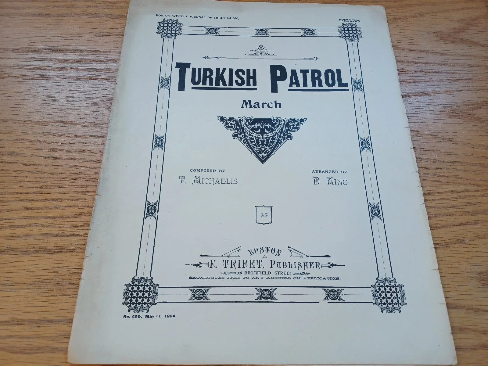 Turkish Patrol March T Michaelis D King 1904 Turkish Patrol March T Michaelis D King 1904