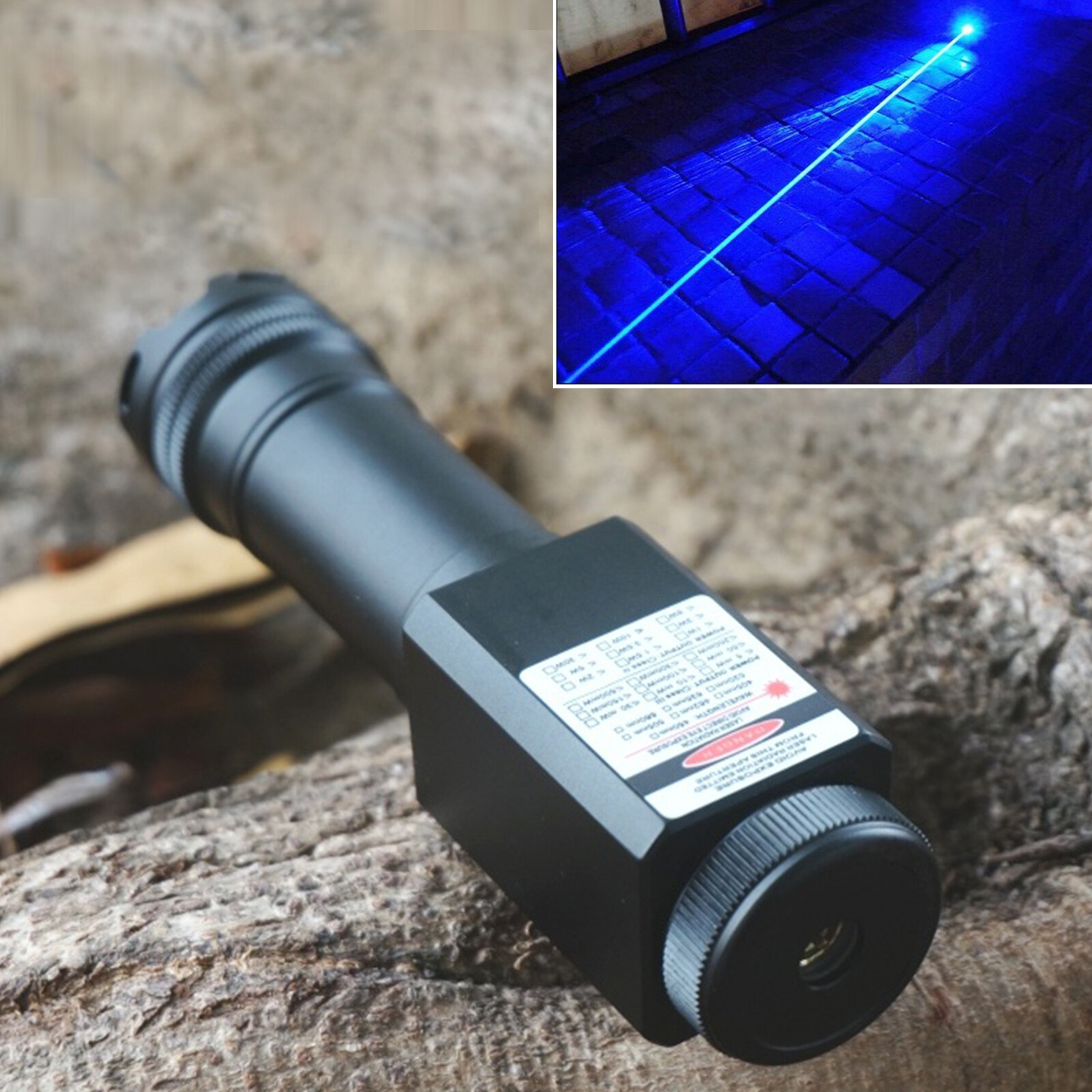 1pc 450T-2000 Focusable Waterproof 445nm 450nm Blue Laser Module 135x33mm