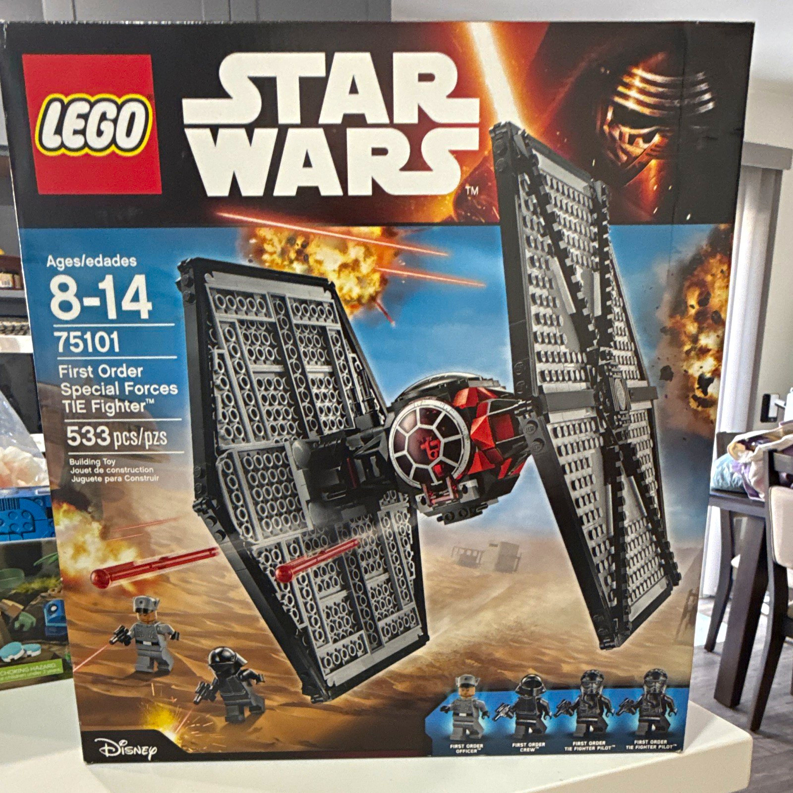 LEGO Star Wars 75101 First Order Special Forces TIE Fighter 533pcs Age 8-14