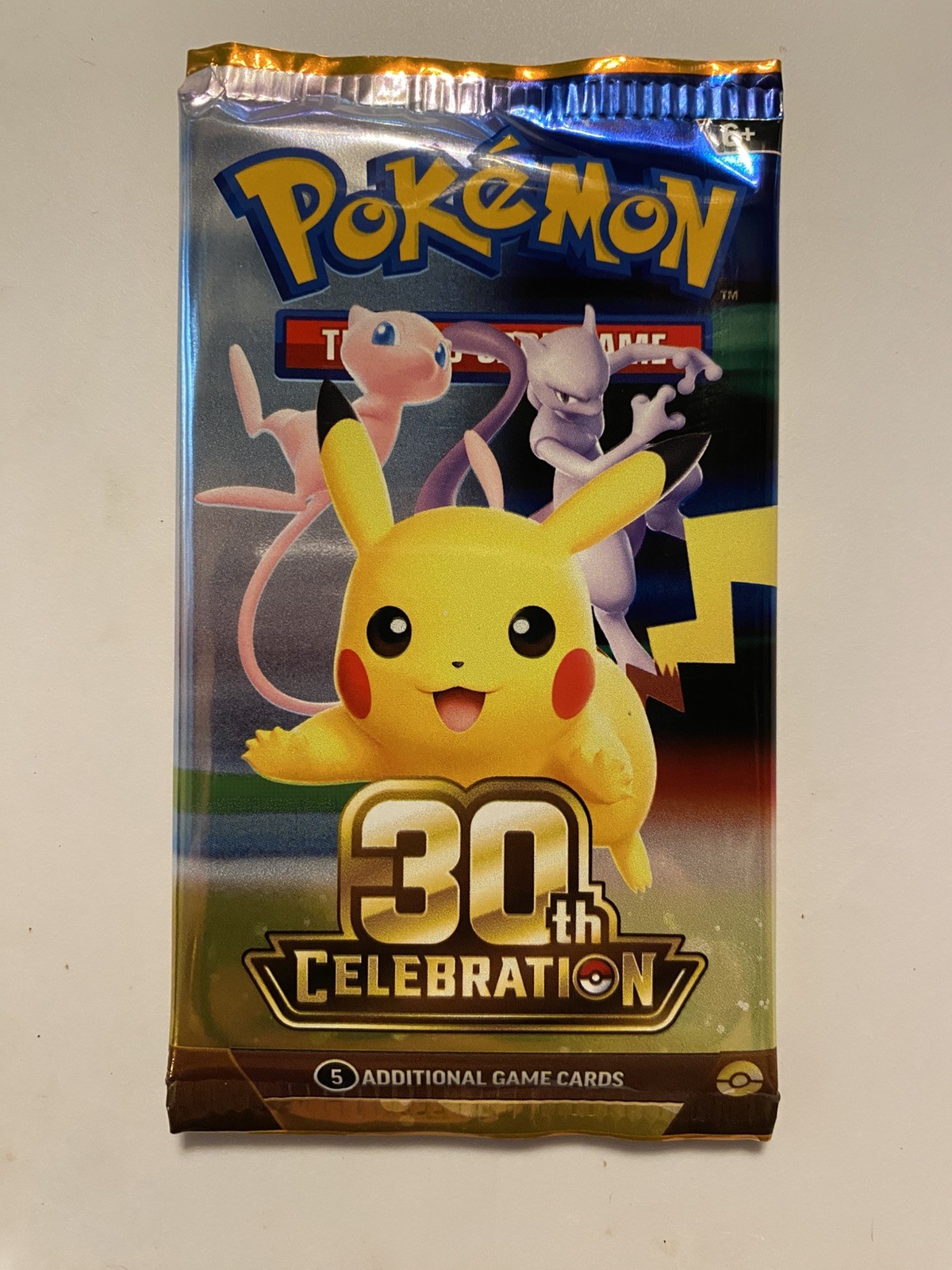 1x Pokemon 30th Anniversary 30th Celebration Factory Sealed Booster Pack English