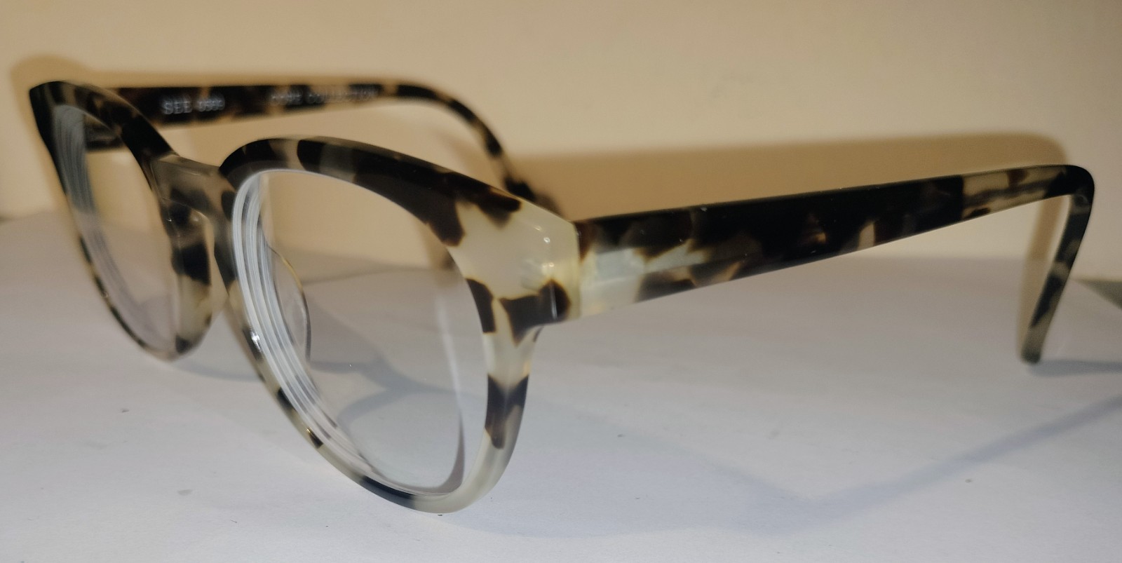 SEE Eyewear 0569 Core Collection Tortoise Frame Eyeglasses 50-20-145 Italy SEE Eyewear 0569 Core Collection Tortoise Frame Eyeglasses 50-20-145 Italy