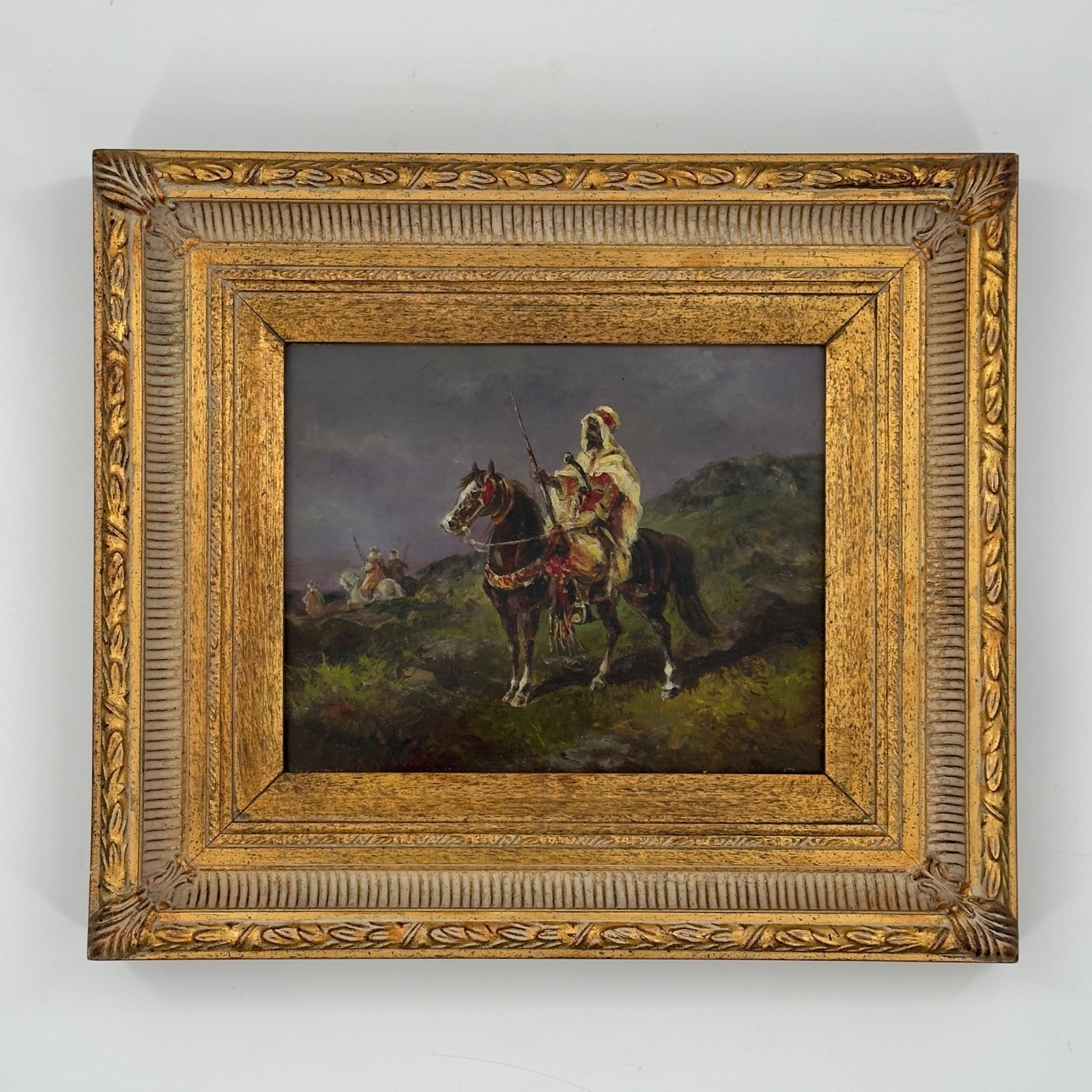 Antique Arthur Lumley (1837–1912) Original Oil Painting \