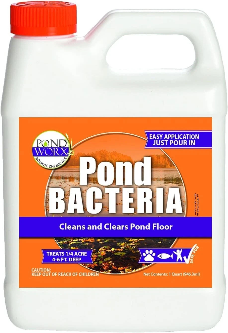 Pondworx Pond Bacteria - Concentrated & Formulated for Large Ponds, Water Featur Pondworx Pond Bacteria - Concentrated & Formulated for Large Ponds, Water Featur