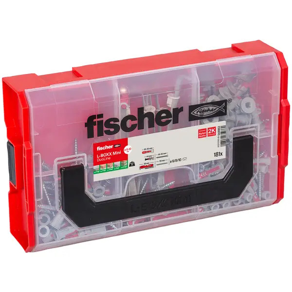 Fischer 548862 FIXtainer DUO-Line Scatola assortimento tasselli 1 pz. Fischer 548862 FIXtainer DUO-Line Scatola assortimento tasselli 1 pz.