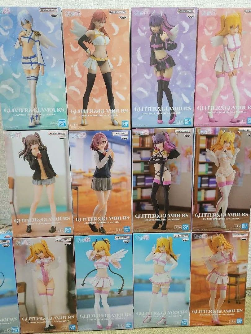 BANDAI Glitter and Glamours 2.5D Temptation Figure Set of 13 Collectibles