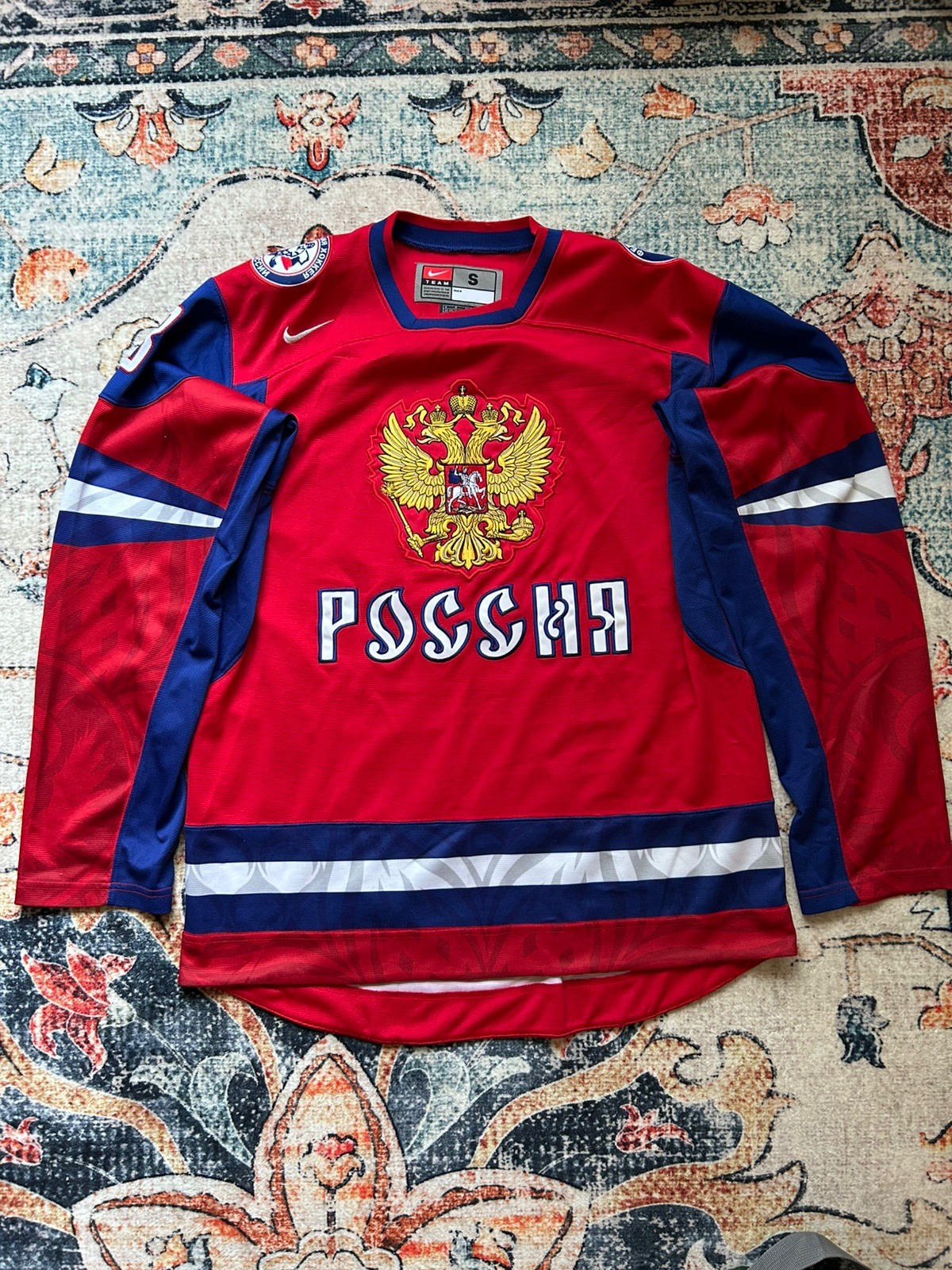 Alex Ovechkin Team Russia 2014 Olympics Jersey Nike Small Alex Ovechkin Team Russia 2014 Olympics Jersey Nike Small