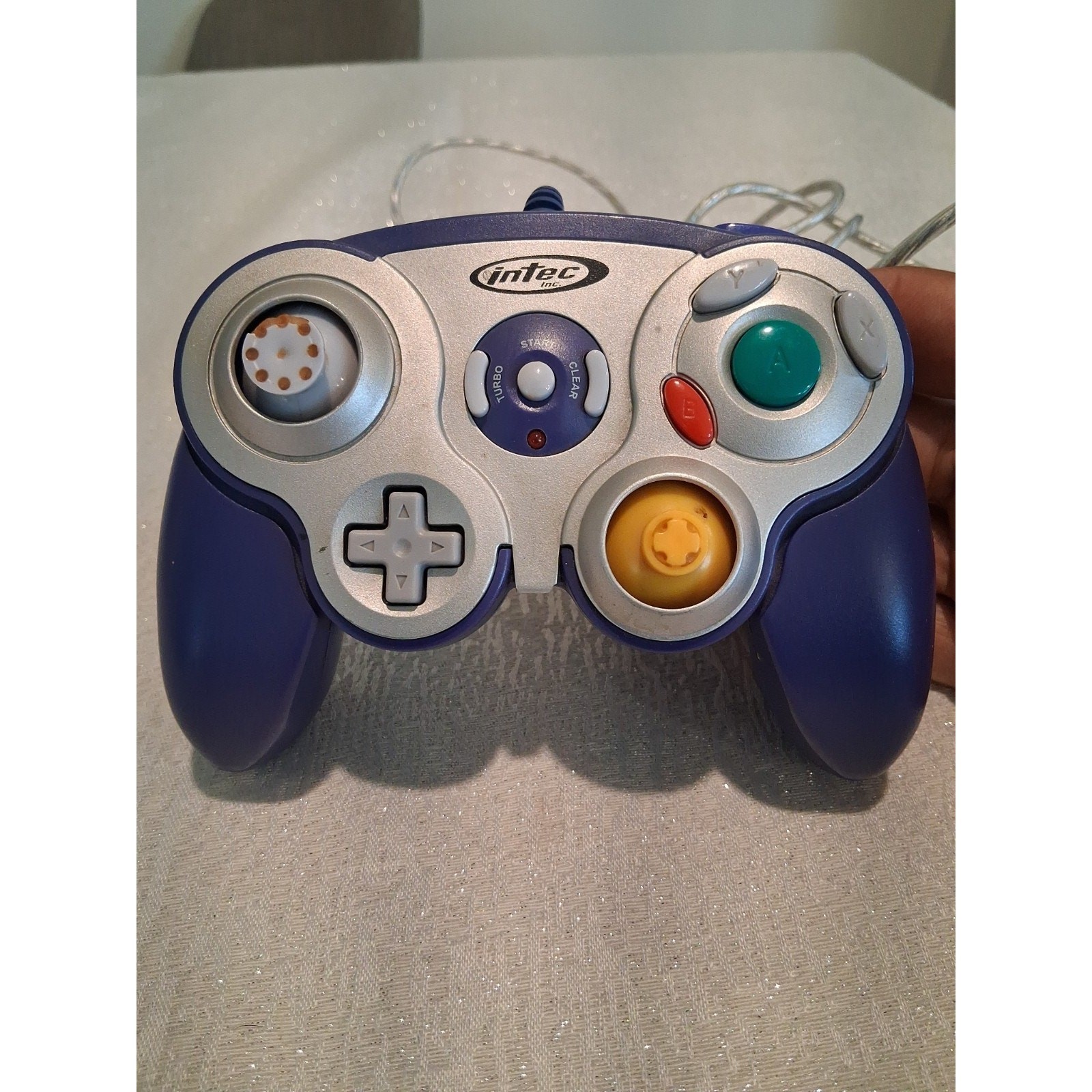 Intec G-Force Wired Controller for Nintendo GameCube & Wii - Purple Indigo...
