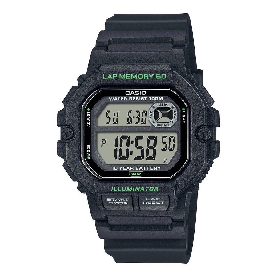 Casio - WS1400H-1AV - LED Illuminator Men\'s Sports Watch - Black