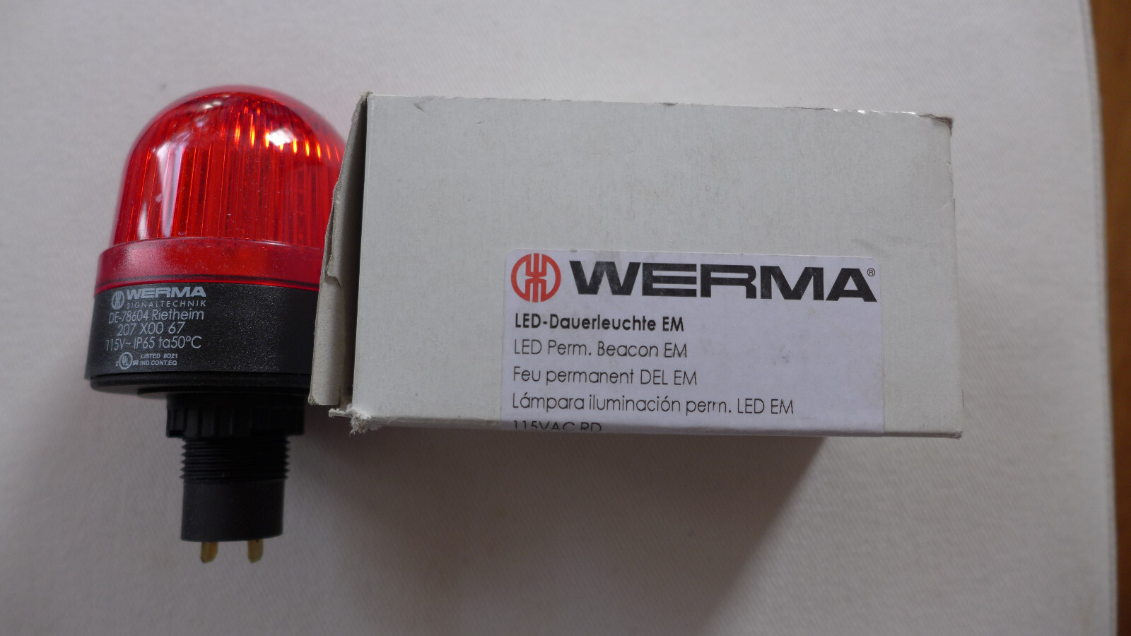 Werma 801 00 67 110VAC IP65 Werma 801 00 67 110VAC IP65