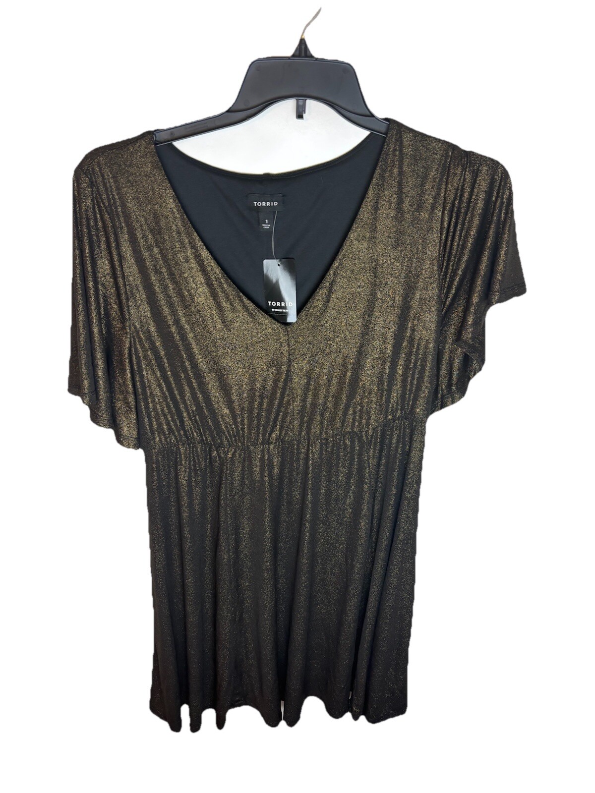 Torrid Size 1X dress metallic short sleeve festive cocktail party Plus Curvy NWT Torrid Size 1X dress metallic short sleeve festive cocktail party Plus Curvy NWT