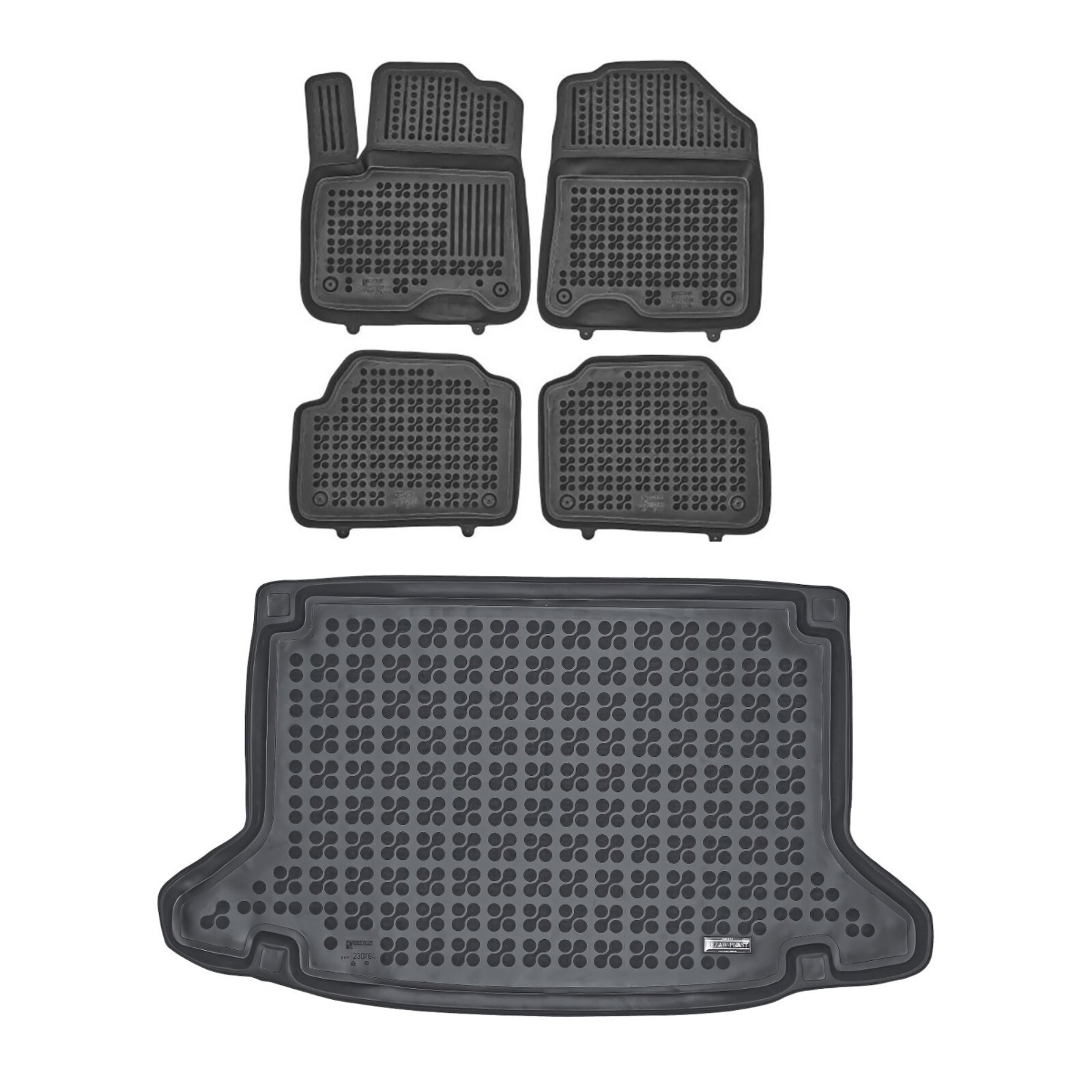 Rezaw-Plast Car Mats for 2019-2022 Kia Niro EV Floor Mats & Cargo Mat Custom Fit