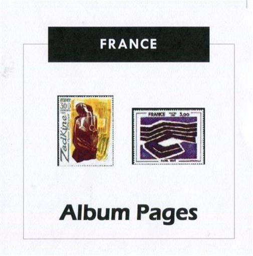 France - CD-Rom Stamp Album 1849-2023 Color Illustrated Album Pages