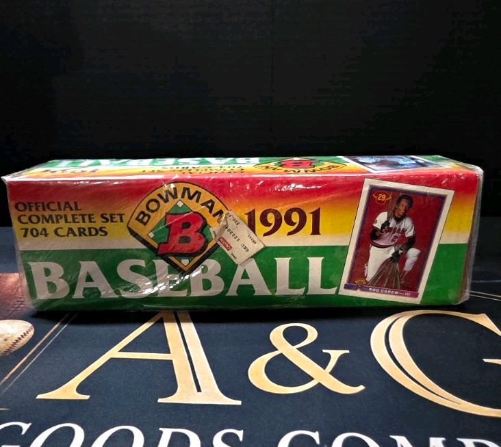 💥 1991 Bowman Baseball Factory Sealed Complete Set 704 Cards Chipper Jones RC