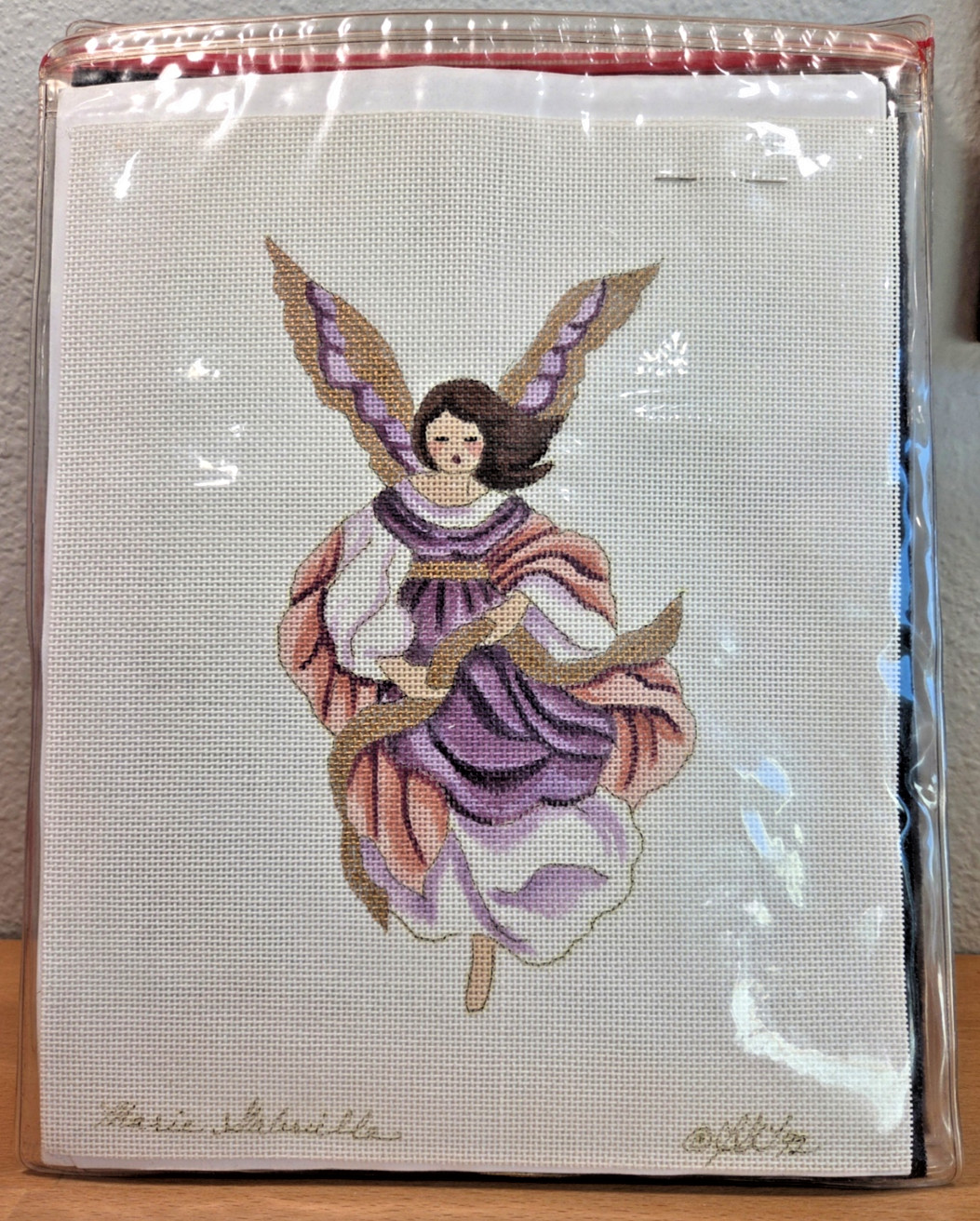 Stitchin Stuff Joan Thomasson 1992 MARIE GABRIELLE Angel Christmas Ornament Kit1