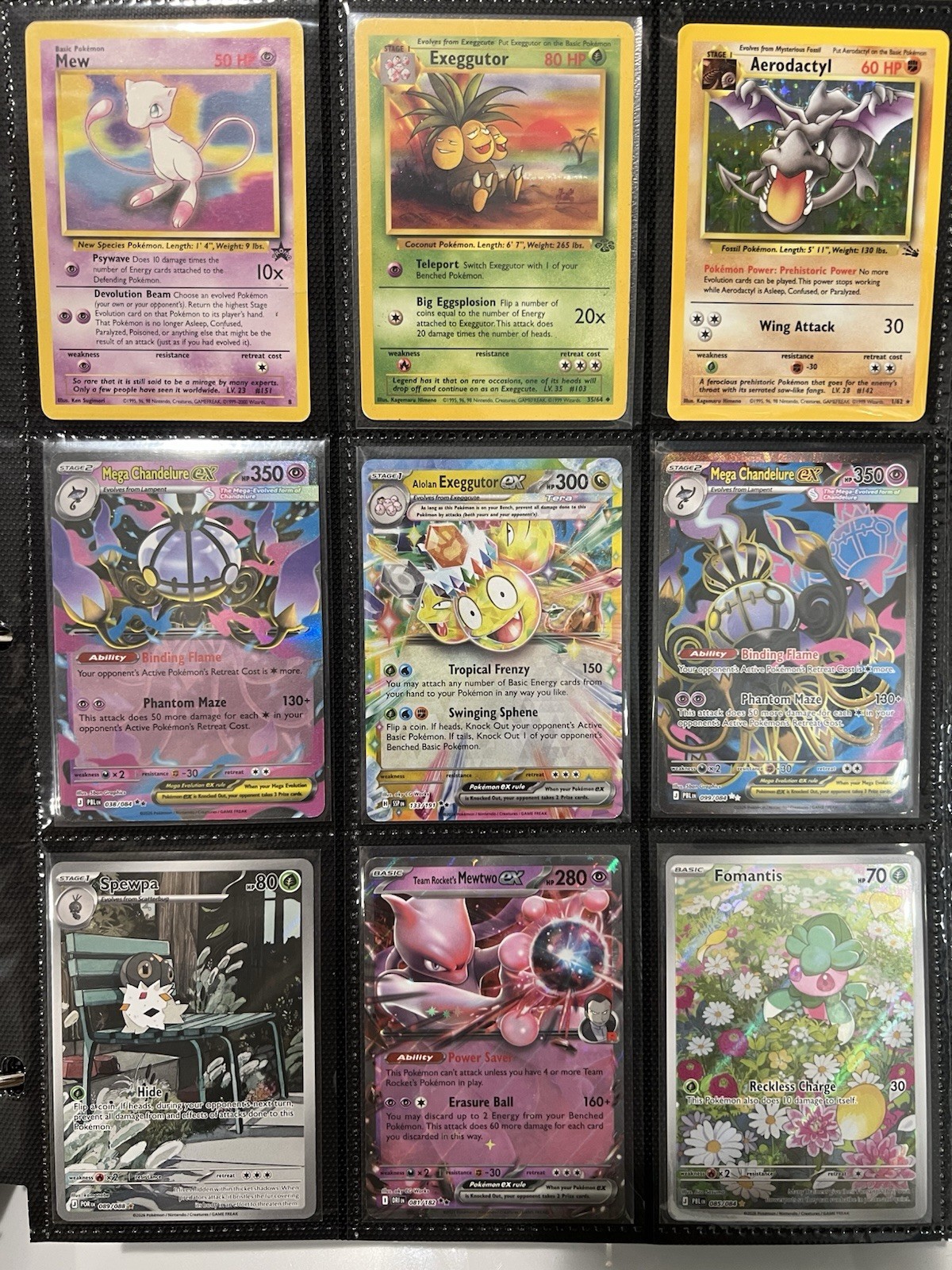 Pokemon Binder Collection Lot - 171 Assorted Cards: Modern, Mid-Era, & Vintage