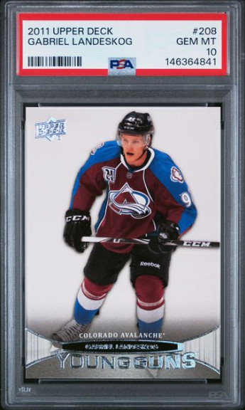 2011-12 Upper Deck Series One Gabriel Landeskog Young Guns RC Rookie PSA 10