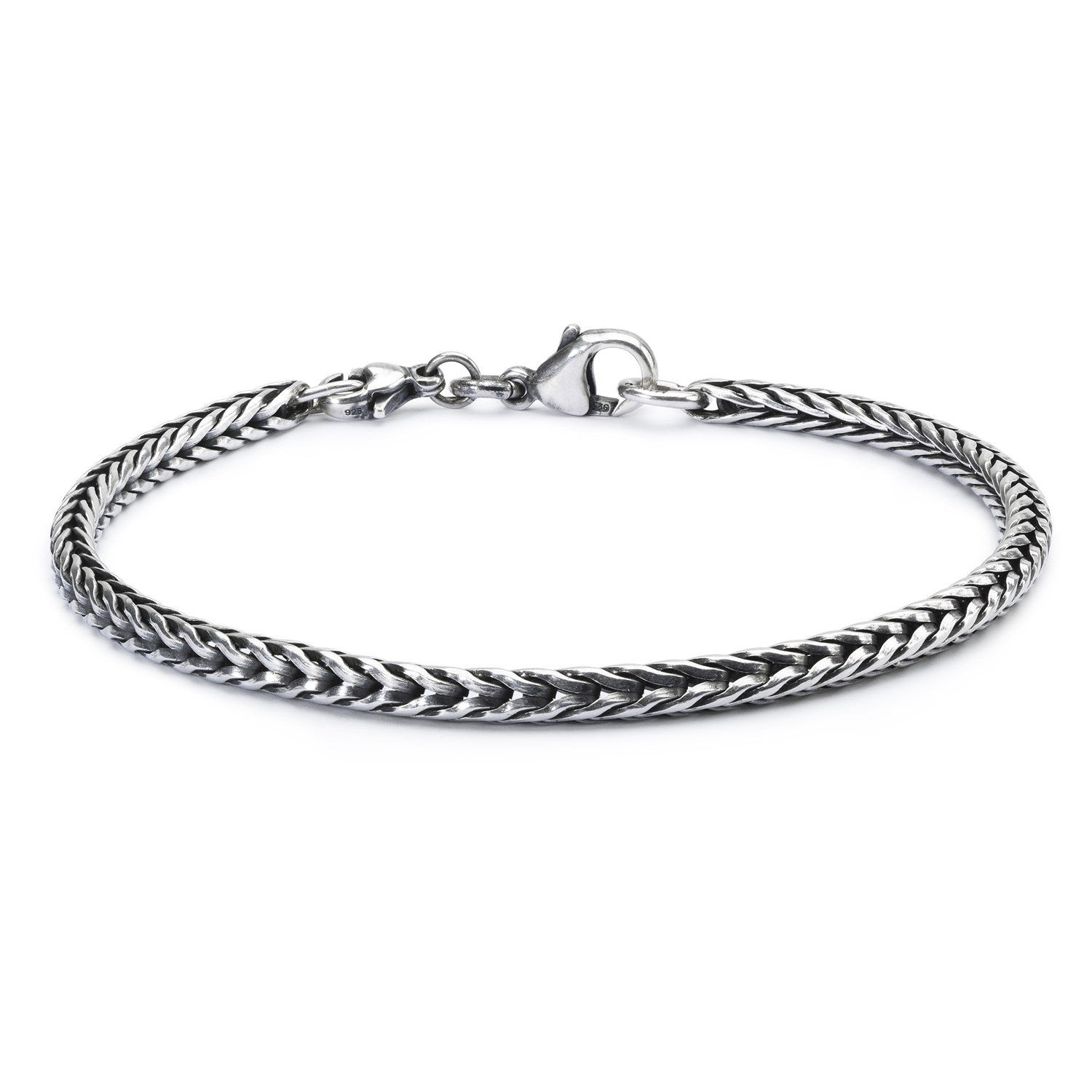 Trollbeads Foxtail Bracelet Chain Sterling Silver 925 Choose Size No Clasp