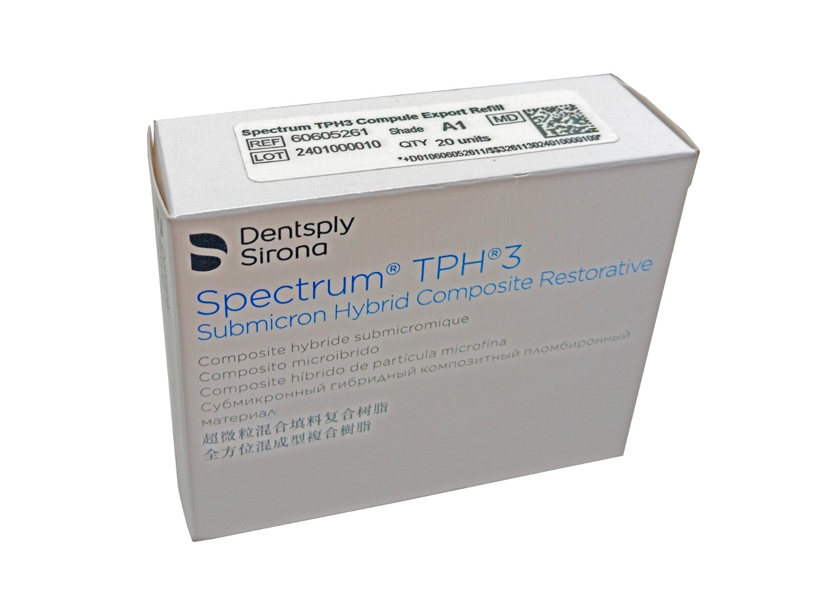 Dentsply Sirona TPH 3 A1 Light-cure Restorative Composite 20x Compules/Pk USA