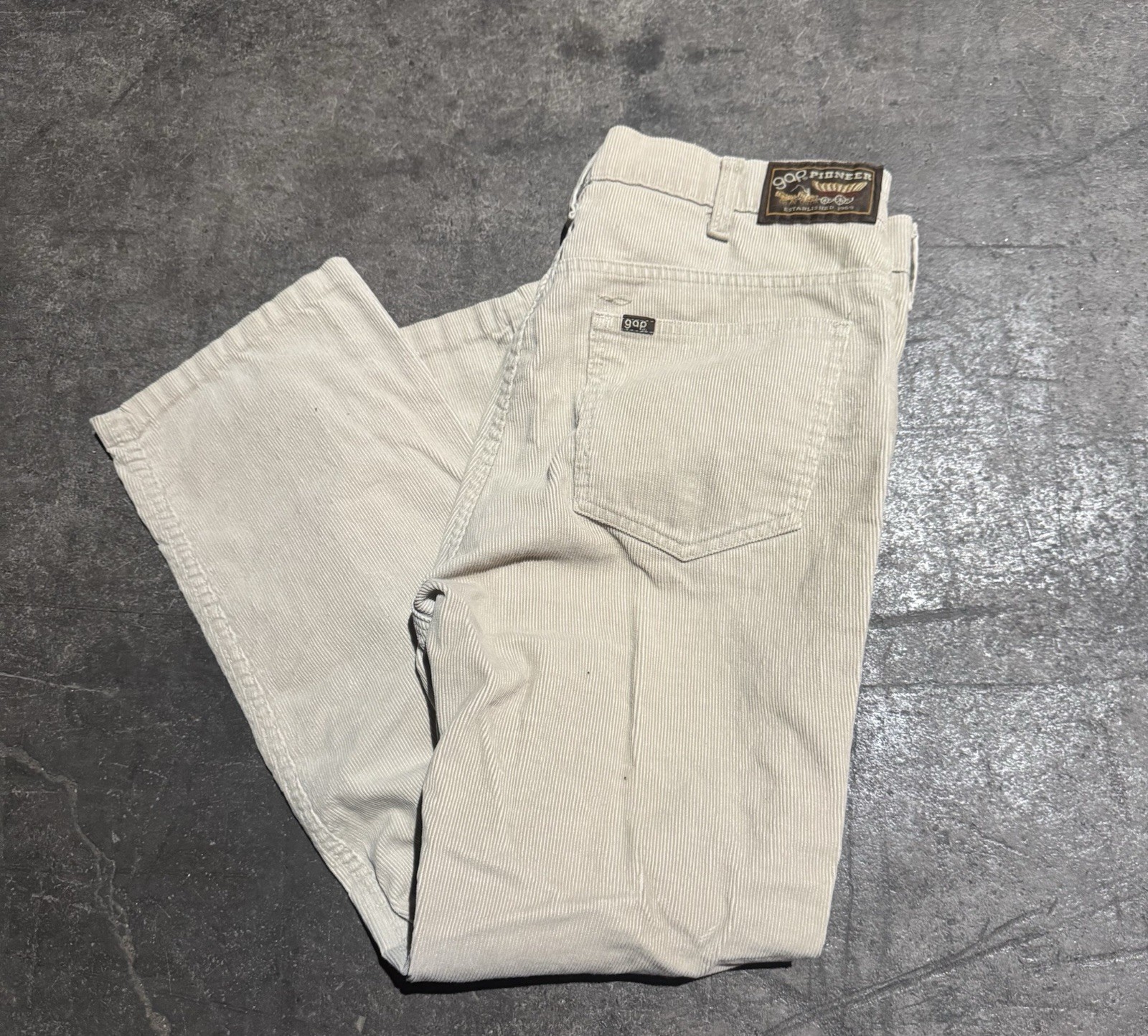 Vintage Gap Pioneer 1970s Corduroy Pants Preppy Scholar Old Money 32