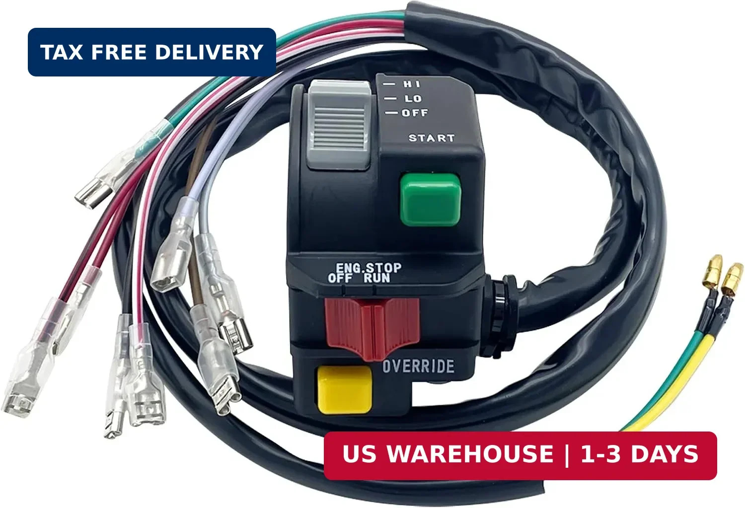 Left Handlebar Start Stop Switch for Polaris Sportsman 400 500 OEM 4110193