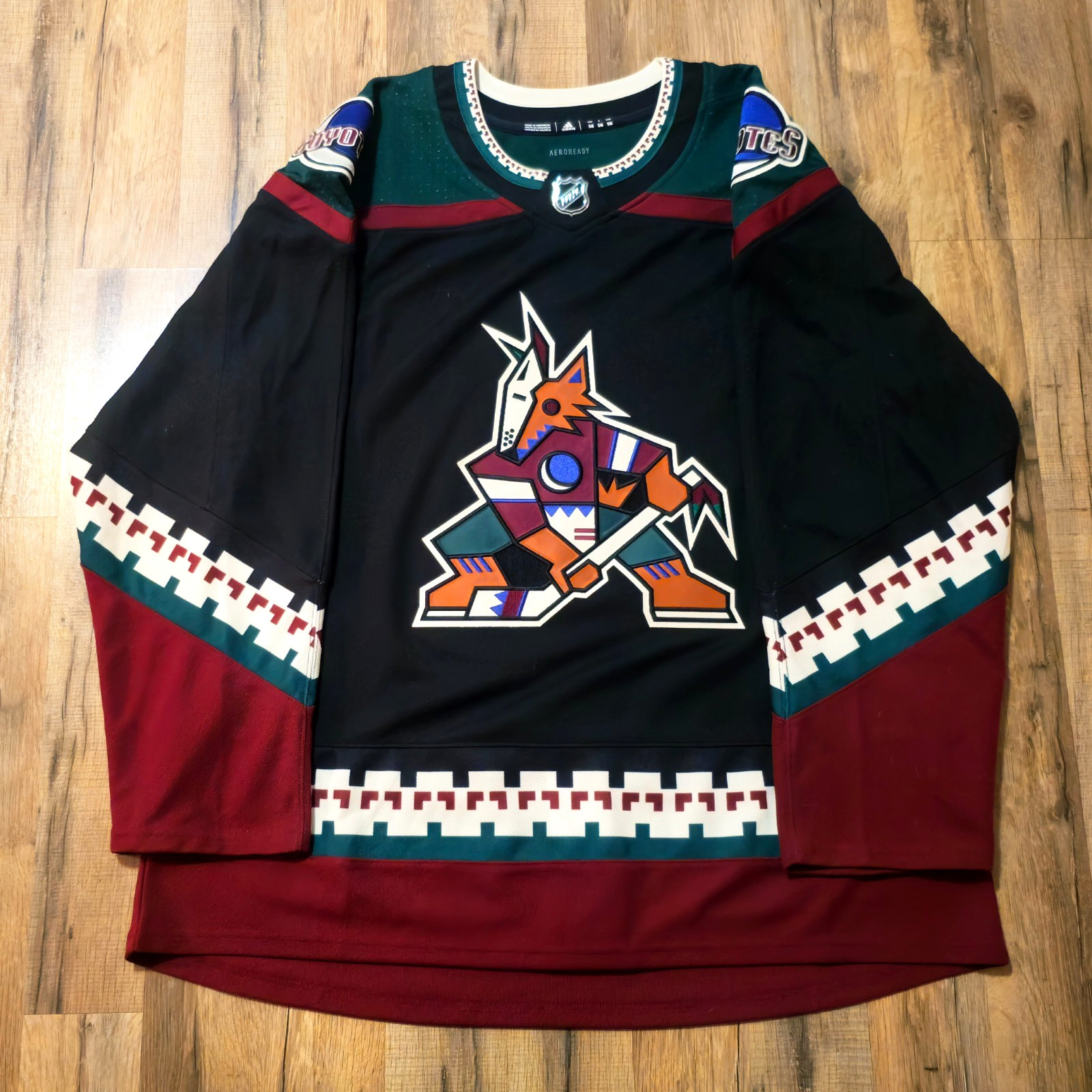 ARIZONA COYOTES Adidas Utah Mammoth Kachina NHL Hockey Jersey Size 56 New Men's