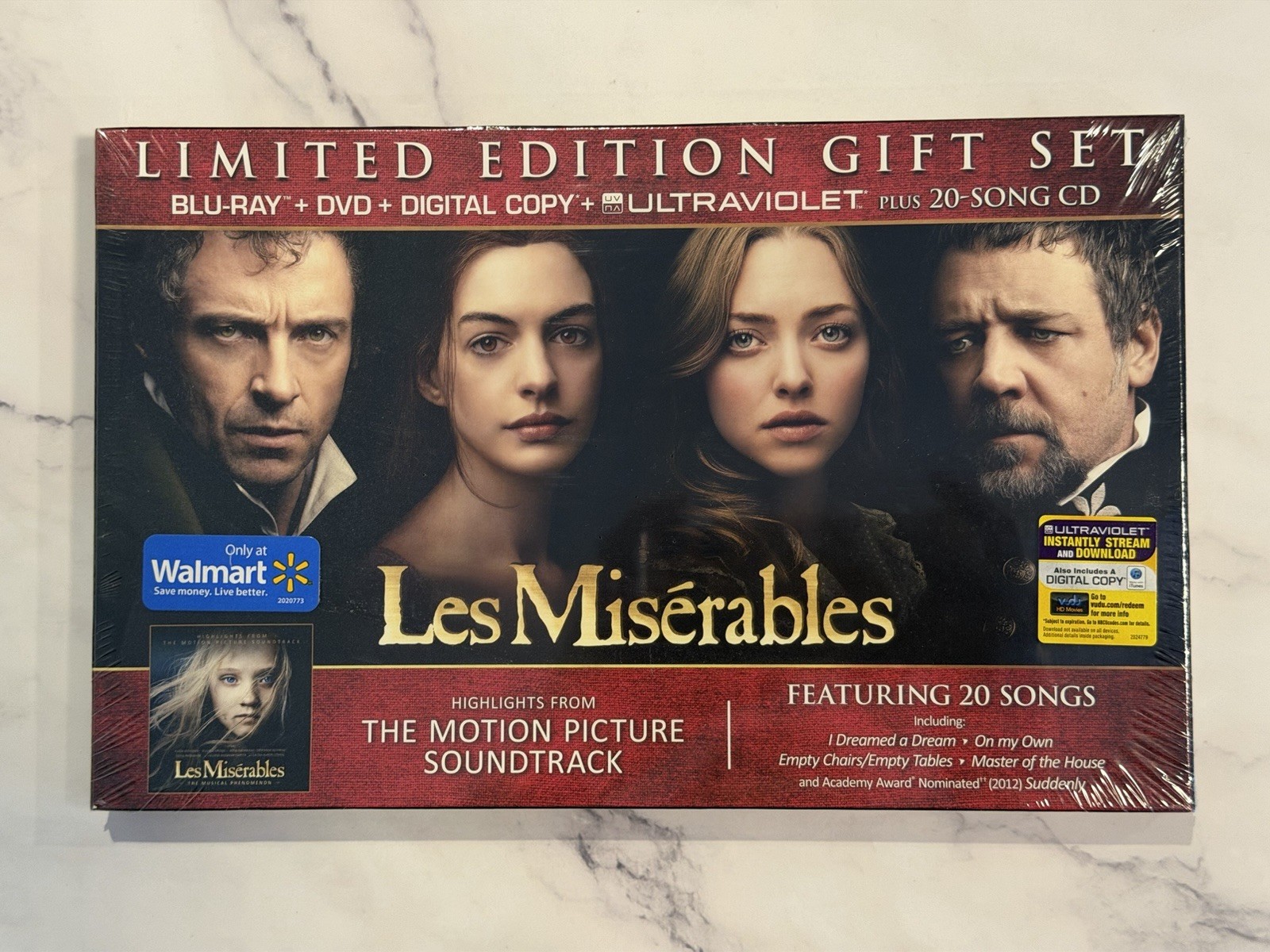 *RARE* Les Miserables Blu-ray Limited Edition Gift Set DVD BRAND NEW & SEALED
