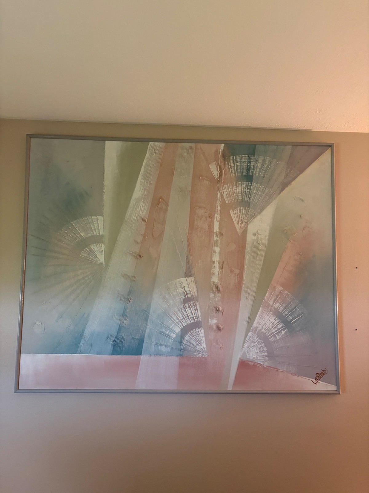 Vintage Lee Reynolds Vanguard Studios Oil Painting