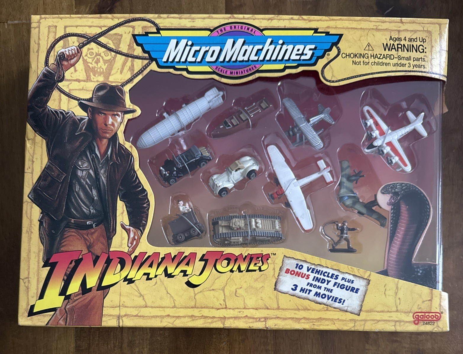 Vintage 1995 Galoob Micro Machines Indiana Jones box set. NIB NEW Sealed Vintage 1995 Galoob Micro Machines Indiana Jones box set. NIB NEW Sealed