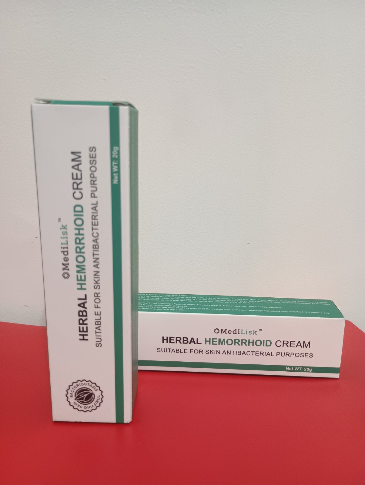 (2 Units) MediLisk Herbal Hemorrhoid Cream 20g **FREE SHIPPING** (2 Units) MediLisk Herbal Hemorrhoid Cream 20g **FREE SHIPPING**