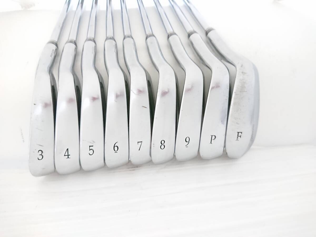 Rare Mizuno S-10 POWER BLADE FORGED S25C Irons 3-9 PW FW 9pcs Dynamic Gold R400