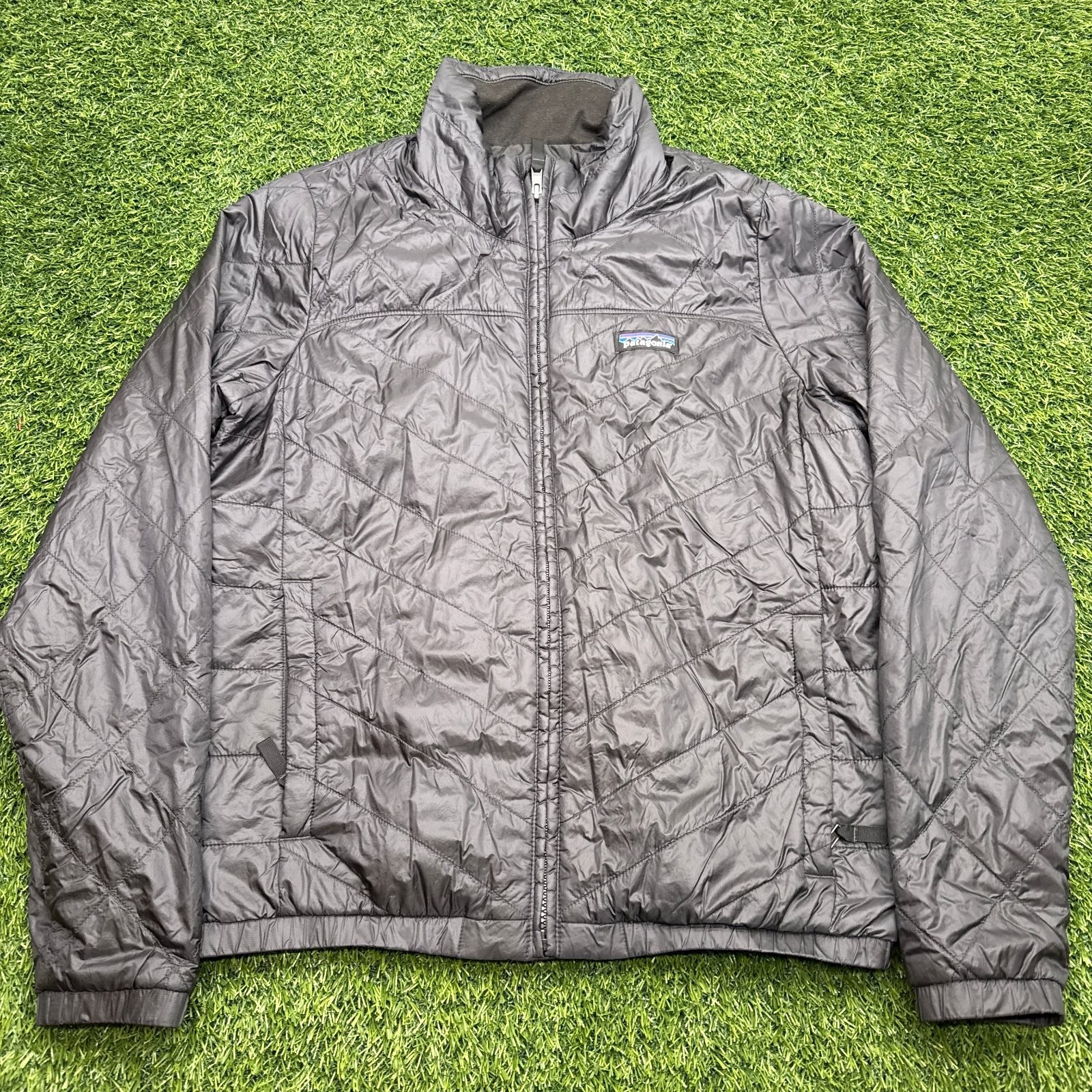 Patagonia Nano Puffer Jacket Womens Medium Quilted Full Zip Gray Size M
