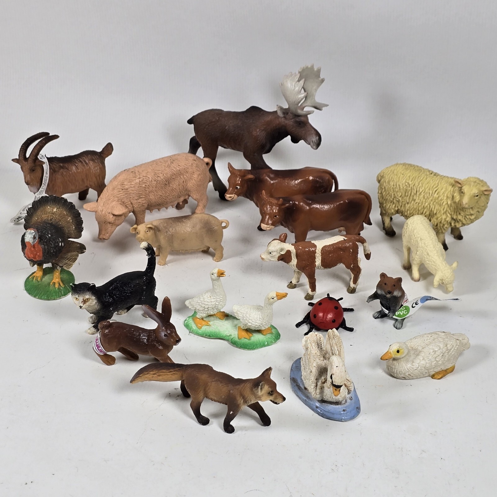 Farm Animals Bullyland Bully Vintage Retired Animal Bundle Lot Most Retired