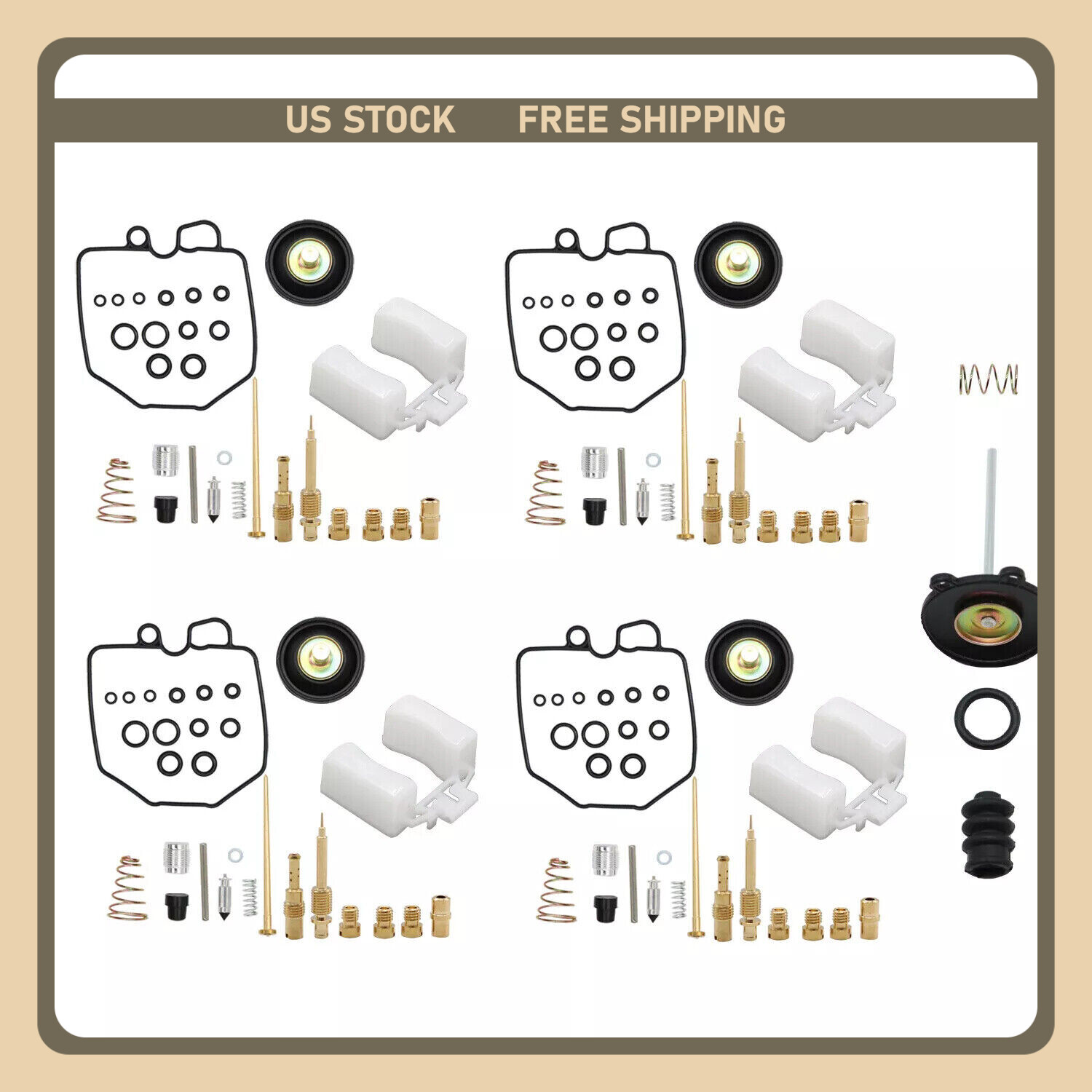 US CARBURETOR REBUILD REPAIR KIT W/PLUG FOR Honda Nighthawk 750 1983 CB750SC