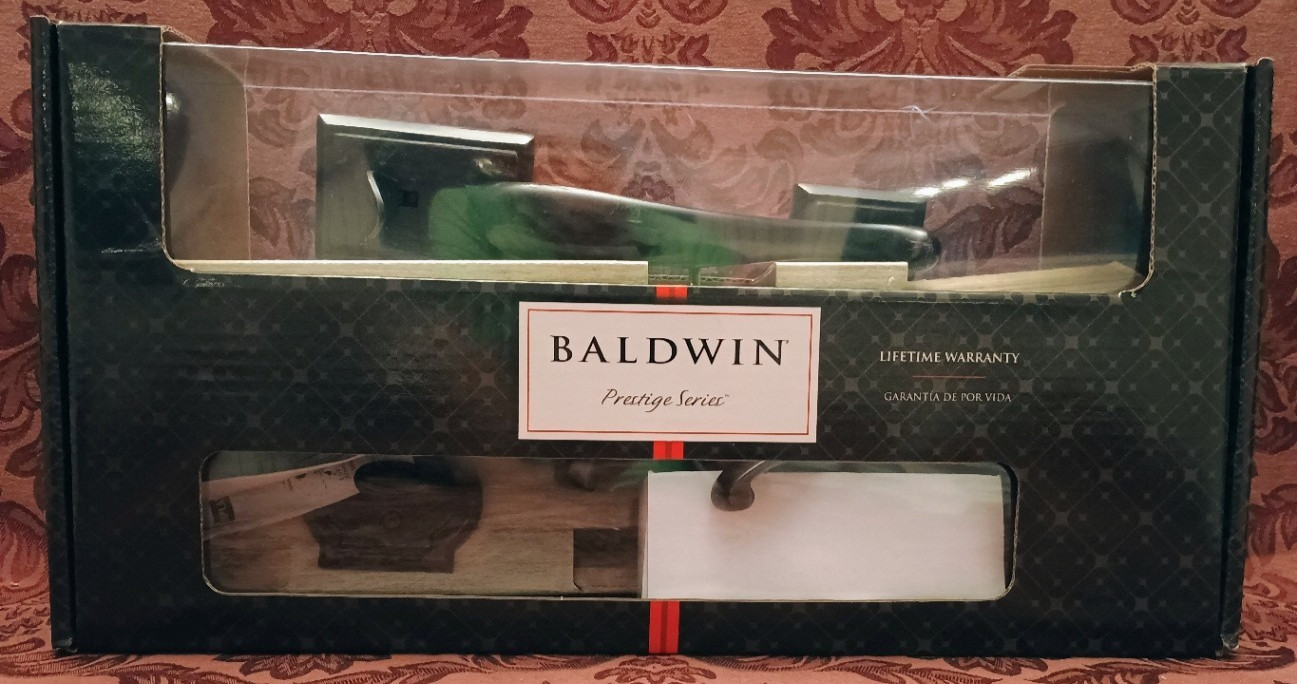 Baldwin Pistoria Front Entry Handleset-SmartKey-Deadbolt-B072W2PNHH-Bronze Baldwin Pistoria Front Entry Handleset-SmartKey-Deadbolt-B072W2PNHH-Bronze