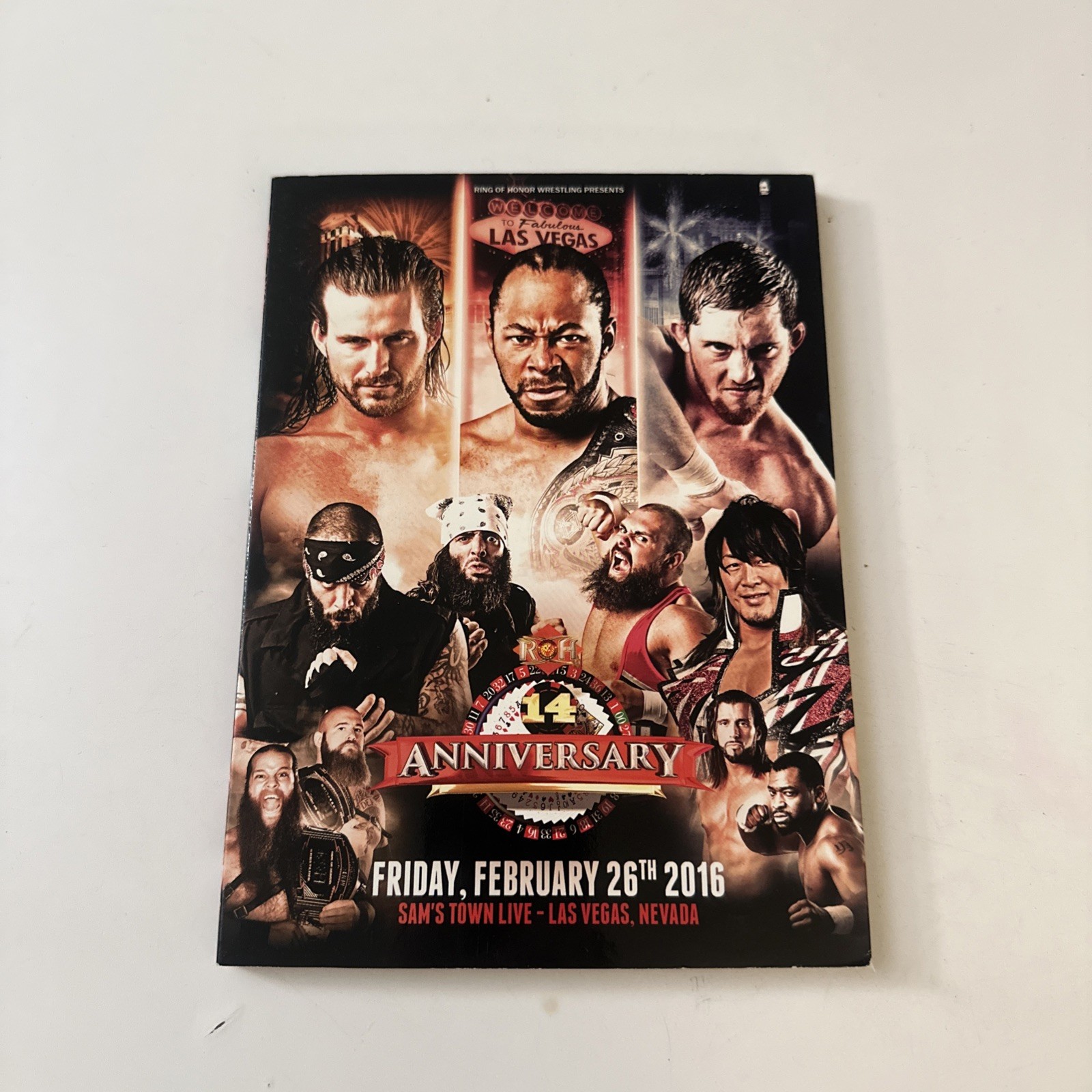 ROH 14th Anniversary 2016 DVD Ring Of Honor WWE AEW NXT TNA PWG ECW ROH 14th Anniversary 2016 DVD Ring Of Honor WWE AEW NXT TNA PWG ECW
