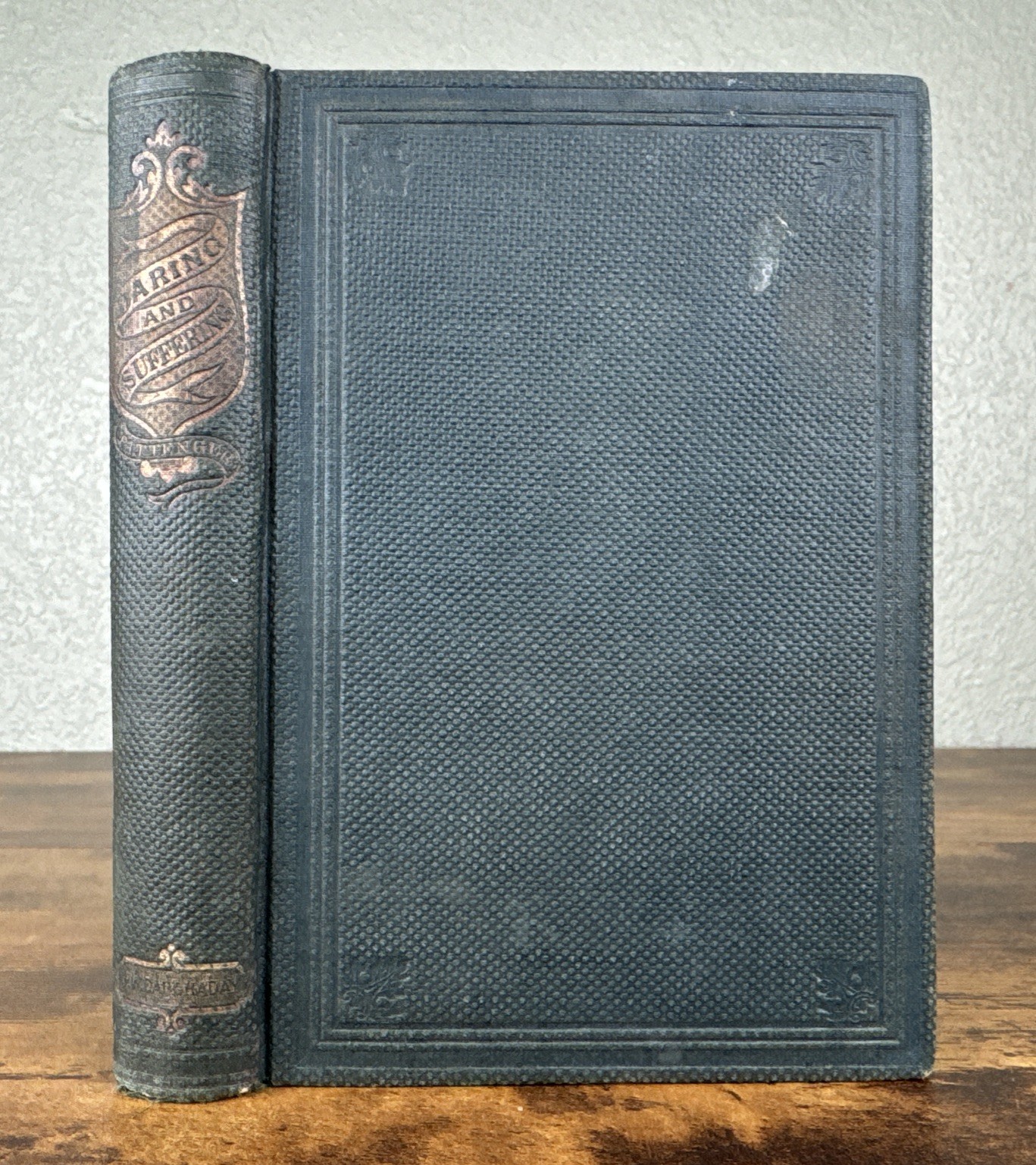 ANTIQUE 1863 CIVIL WAR HISTORY BOOK: DARING & SUFFERING BY WILL PITTENGER~1ST ED