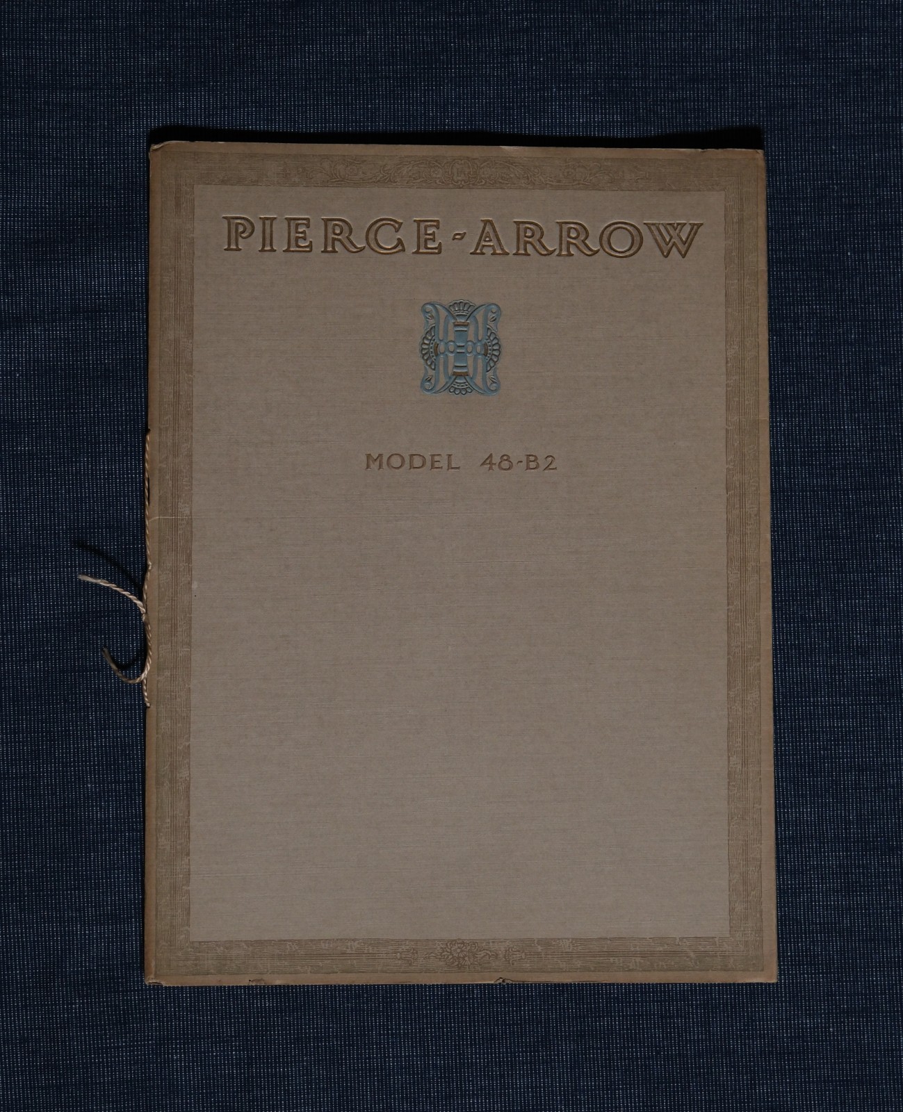 Vtg Orig. 1913 - 1914 Pierce Arrow Model 48-B2 Automobile Sales Catalog Brochure