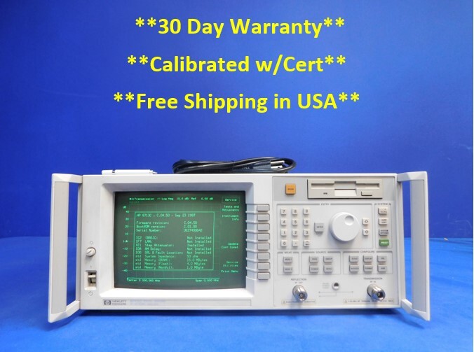 Agilent HP Keysight 8713C  RF Network Analyzer 300 kHz – 3.0 GHz *1E1*