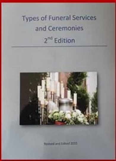 Types of Funeral Services & Ceremonies 2nd - Paperback, by FSERC - Very Good h