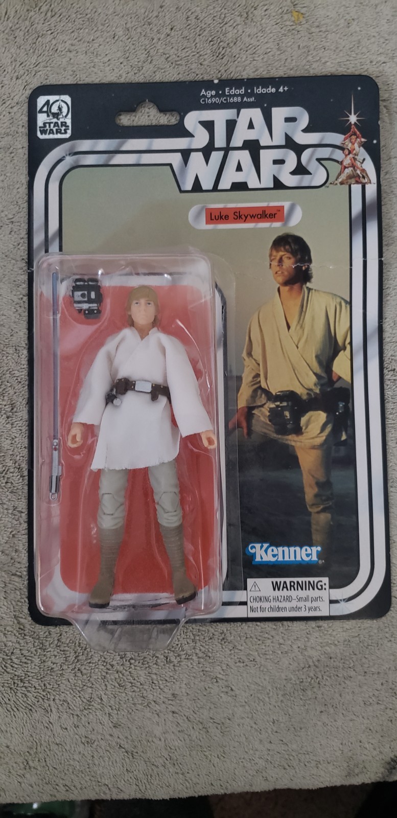 Star Wars Kenner 6 inch (Luke Skywalker) from the vintage 1977 Star Wars Movie