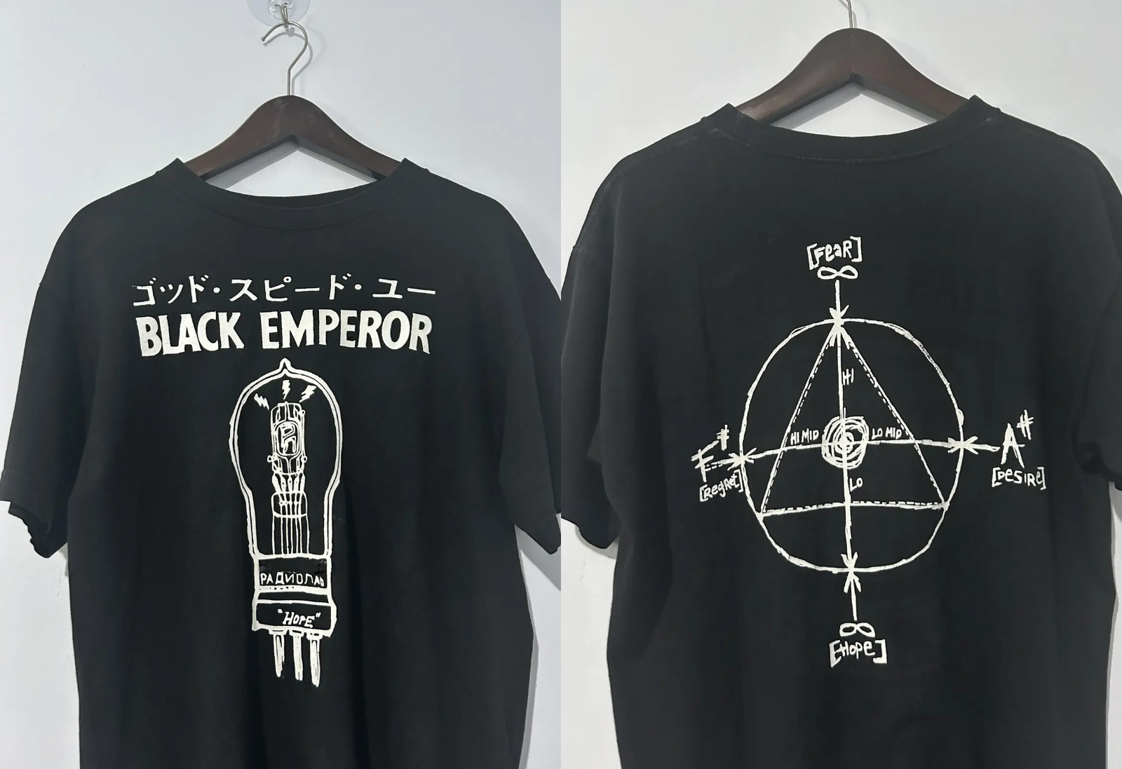 Vintage Godspeed You Black Emperor T-Shirt Cotton Full Size LI034