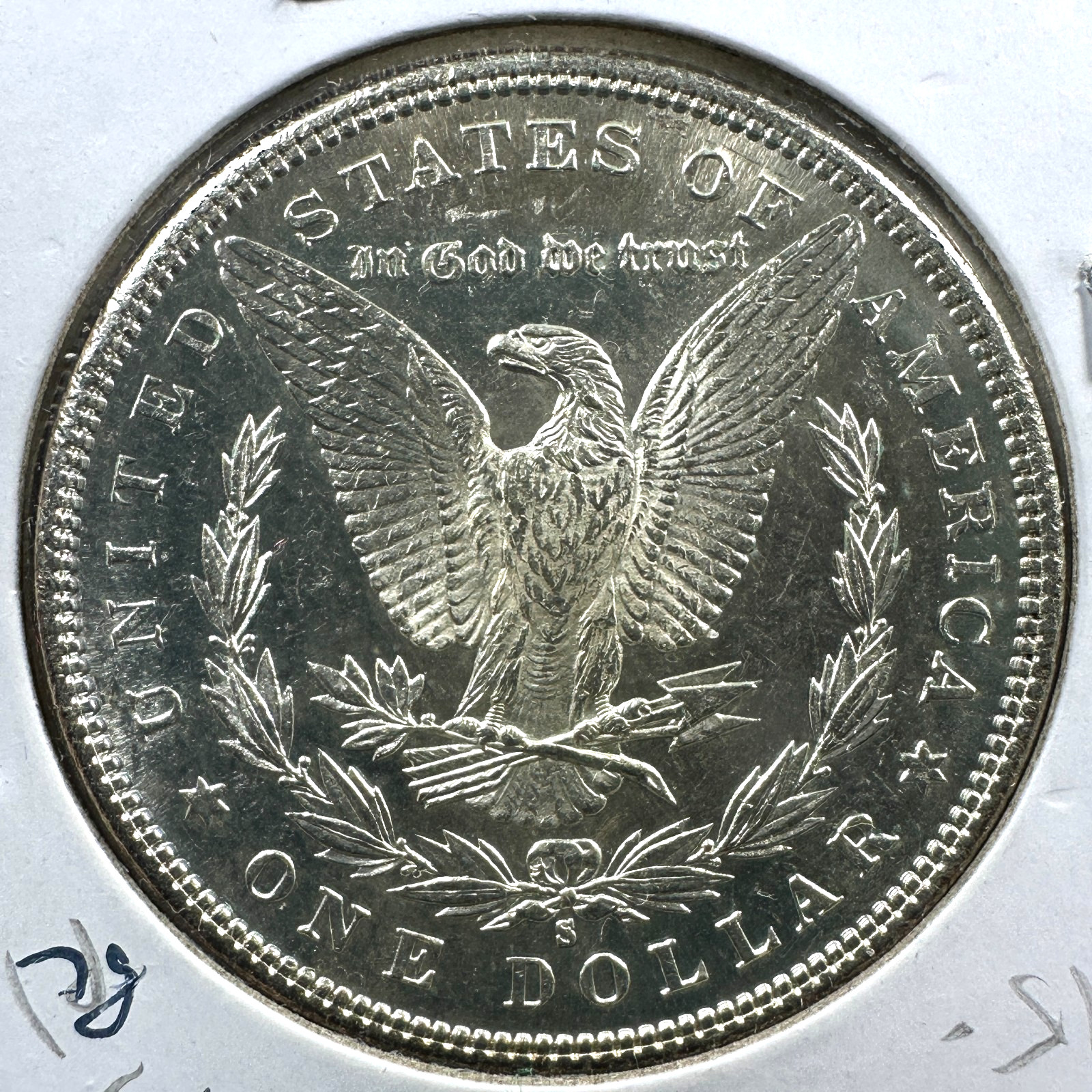 1881-S $1 Morgan Silver Dollar PL,  Cameo looking Reverse (90674)
