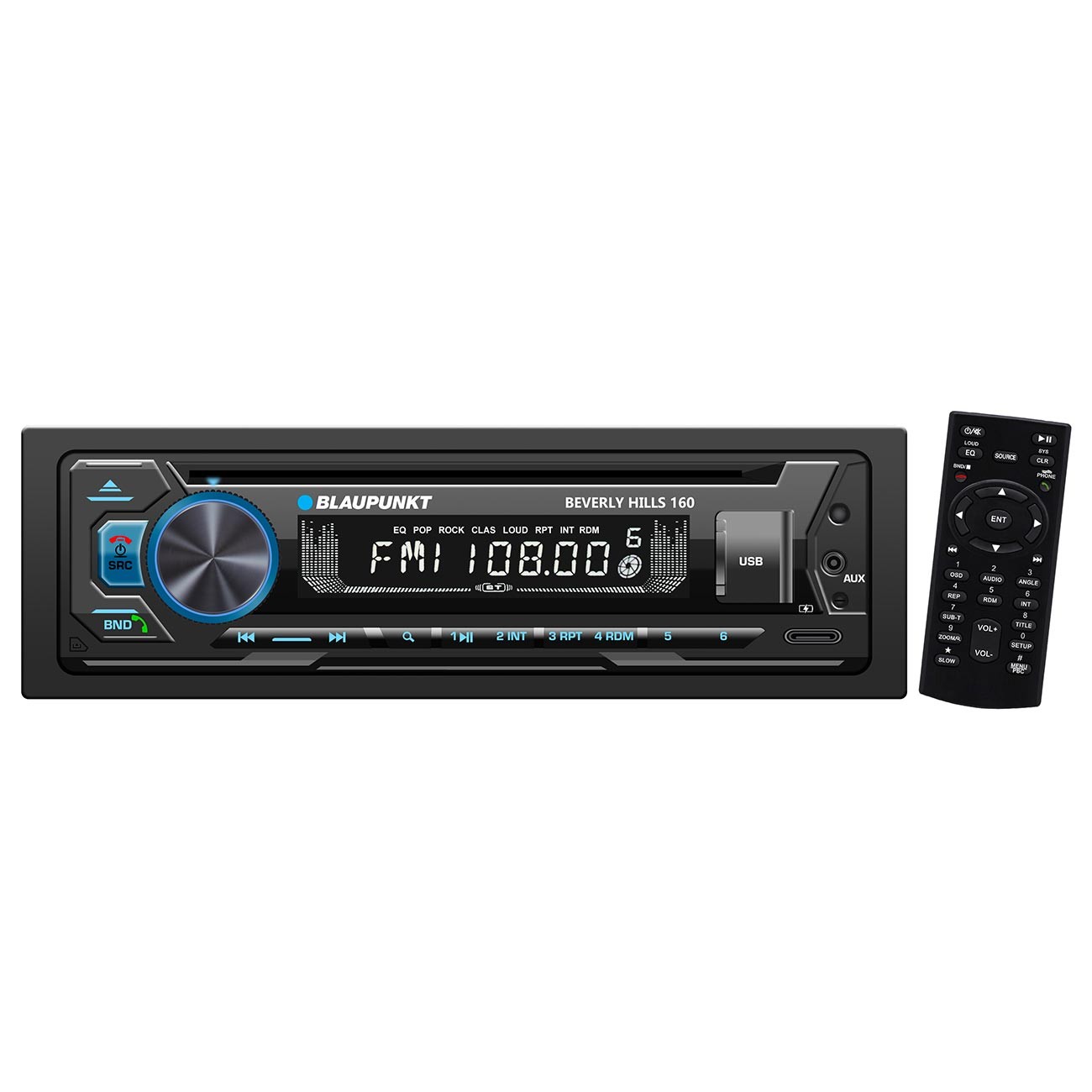 Blaupunkt Detachable Face DVD/CD Receiver with Bluetooth USB/SD Inputs & Remote Blaupunkt Detachable Face DVD/CD Receiver with Bluetooth USB/SD Inputs & Remote