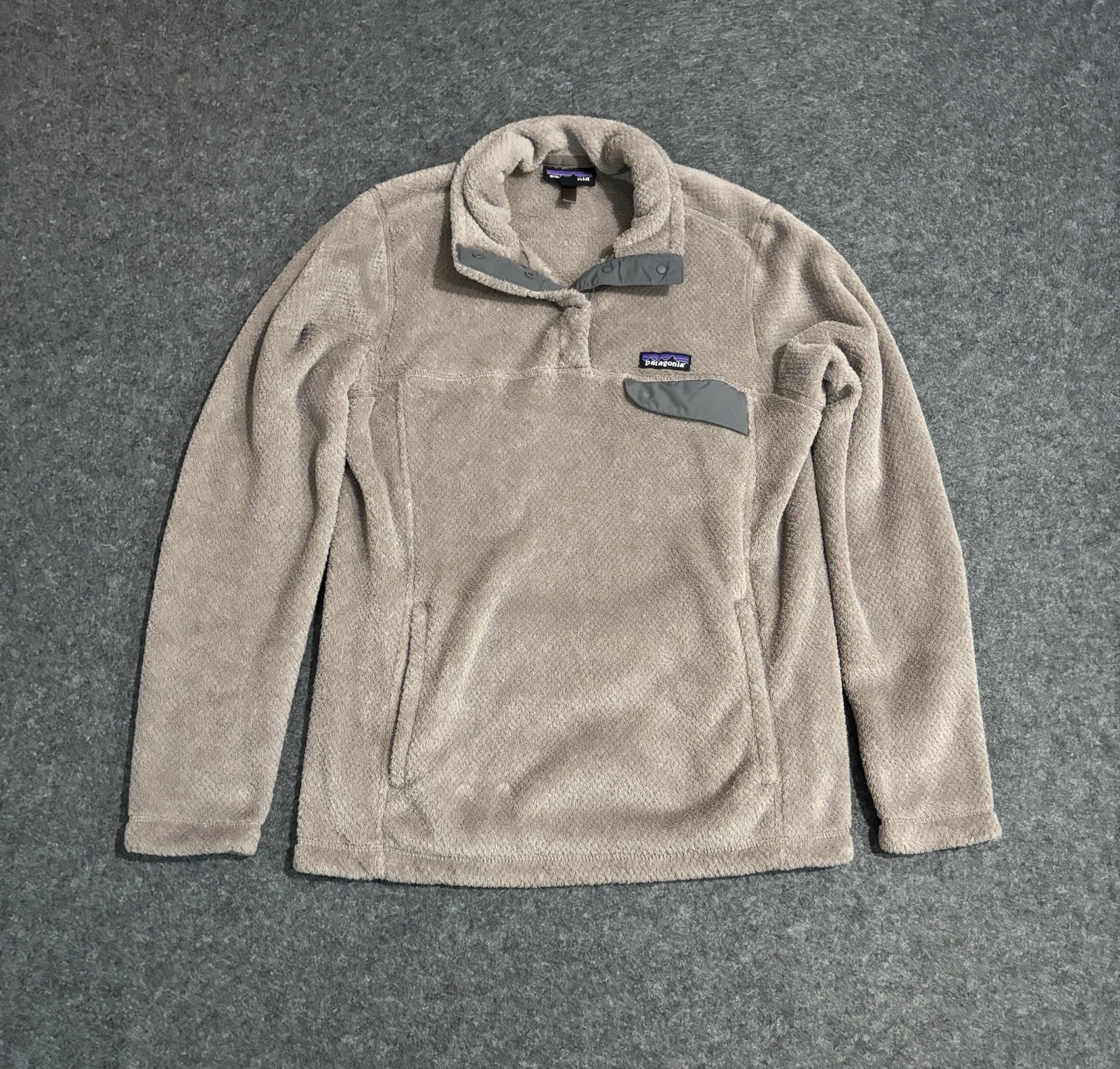 Patagonia Re-Tool Snap-T Pullover Women’s Size Medium Brown Patagonia Re-Tool Snap-T Pullover Women’s Size Medium Brown