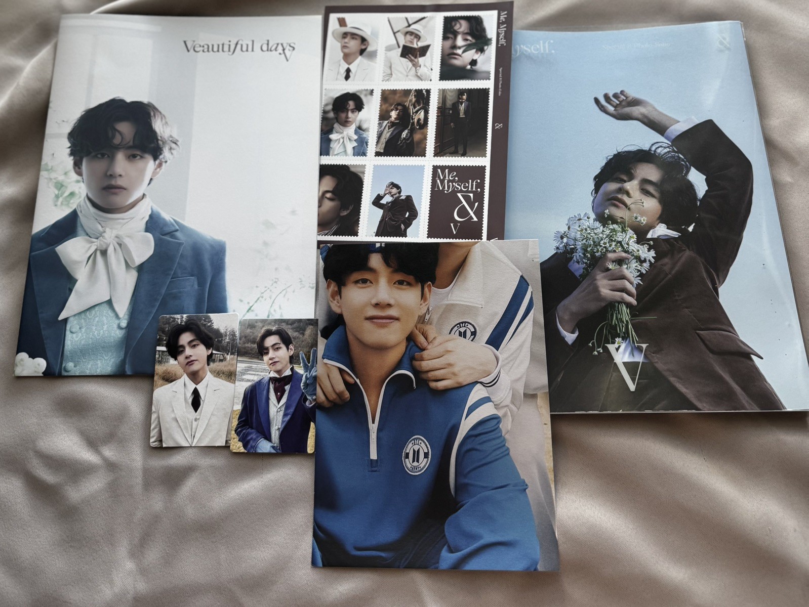 BTS V Taehyung Veautiful Days Special 8 Photo-Folio Photocards Official