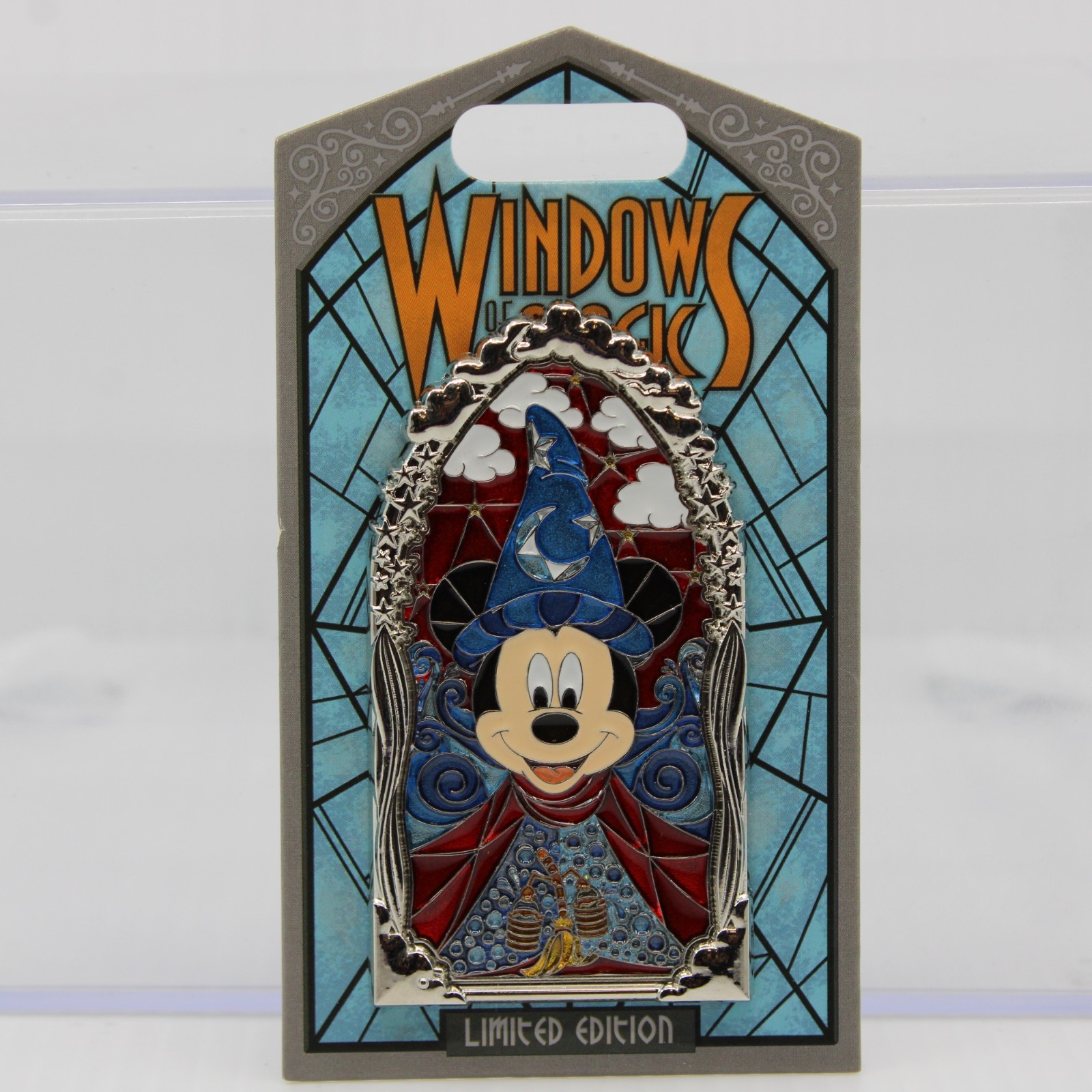 B1 Disney Parks LE Pin Windows of Magic Sorcerer Mickey Fantasia B1 Disney Parks LE Pin Windows of Magic Sorcerer Mickey Fantasia