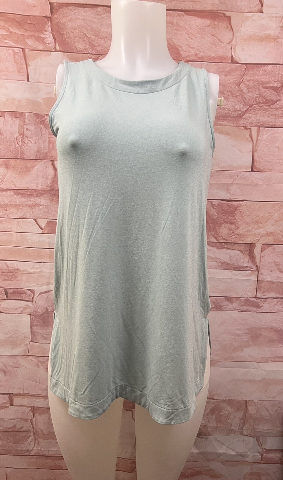 NWOT  J Jill Wearever Seaglass Green Layering Tank/shirt, Women’s size XS