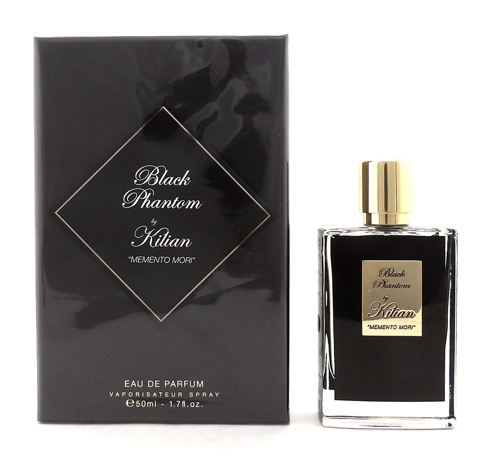 Black Phantom by Kilian 1.7 oz Eau de Parfum REFILLABLE Spray for Men New in Box